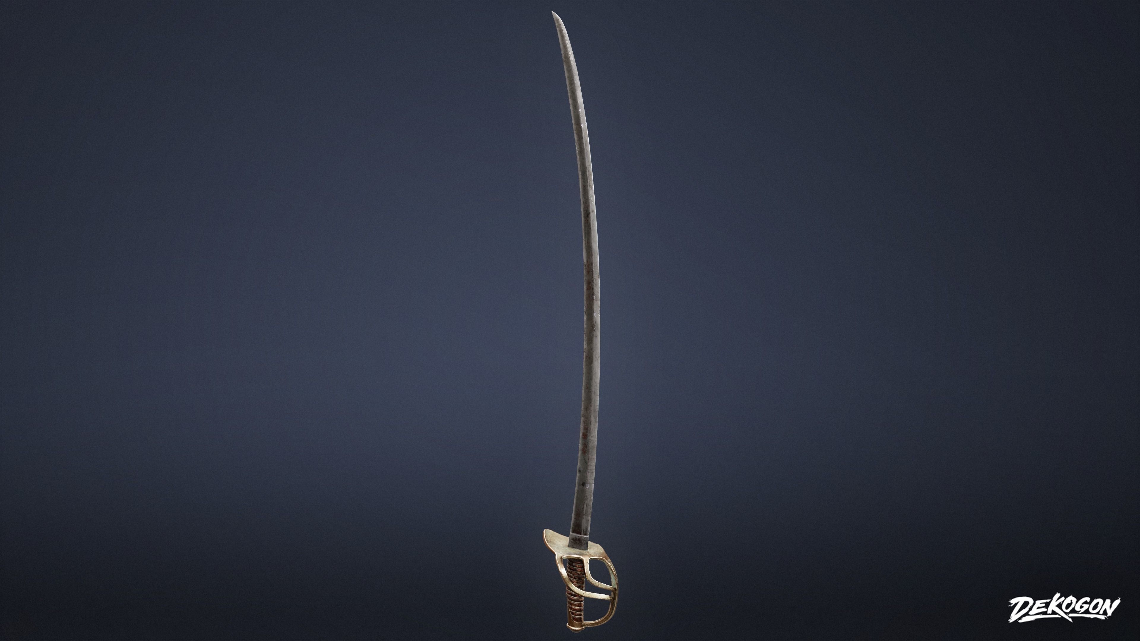 PIRATES - Swords 01 - NANITE Low-poly 3D model_10