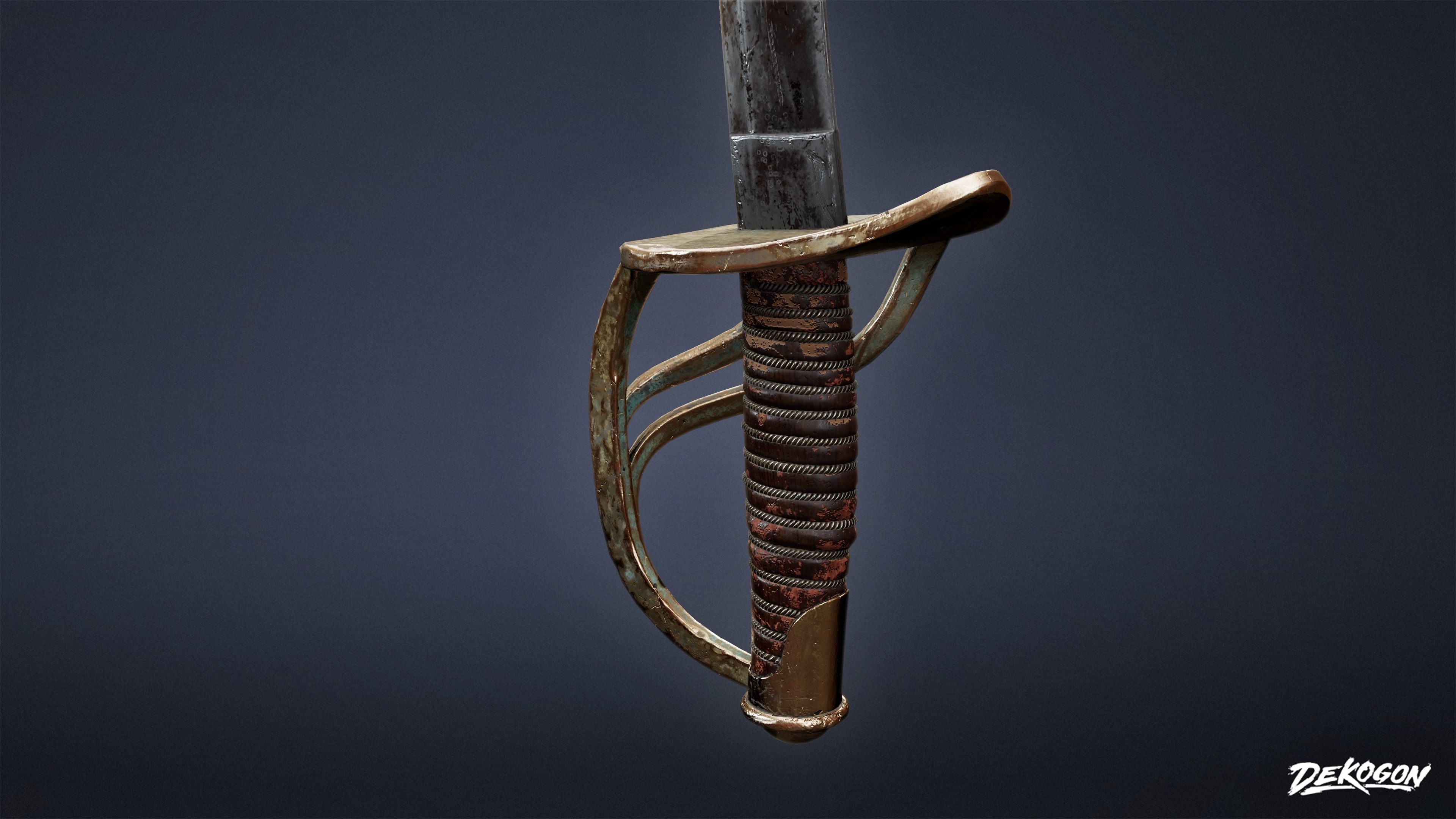 PIRATES - Swords 01 - NANITE Low-poly 3D model_4