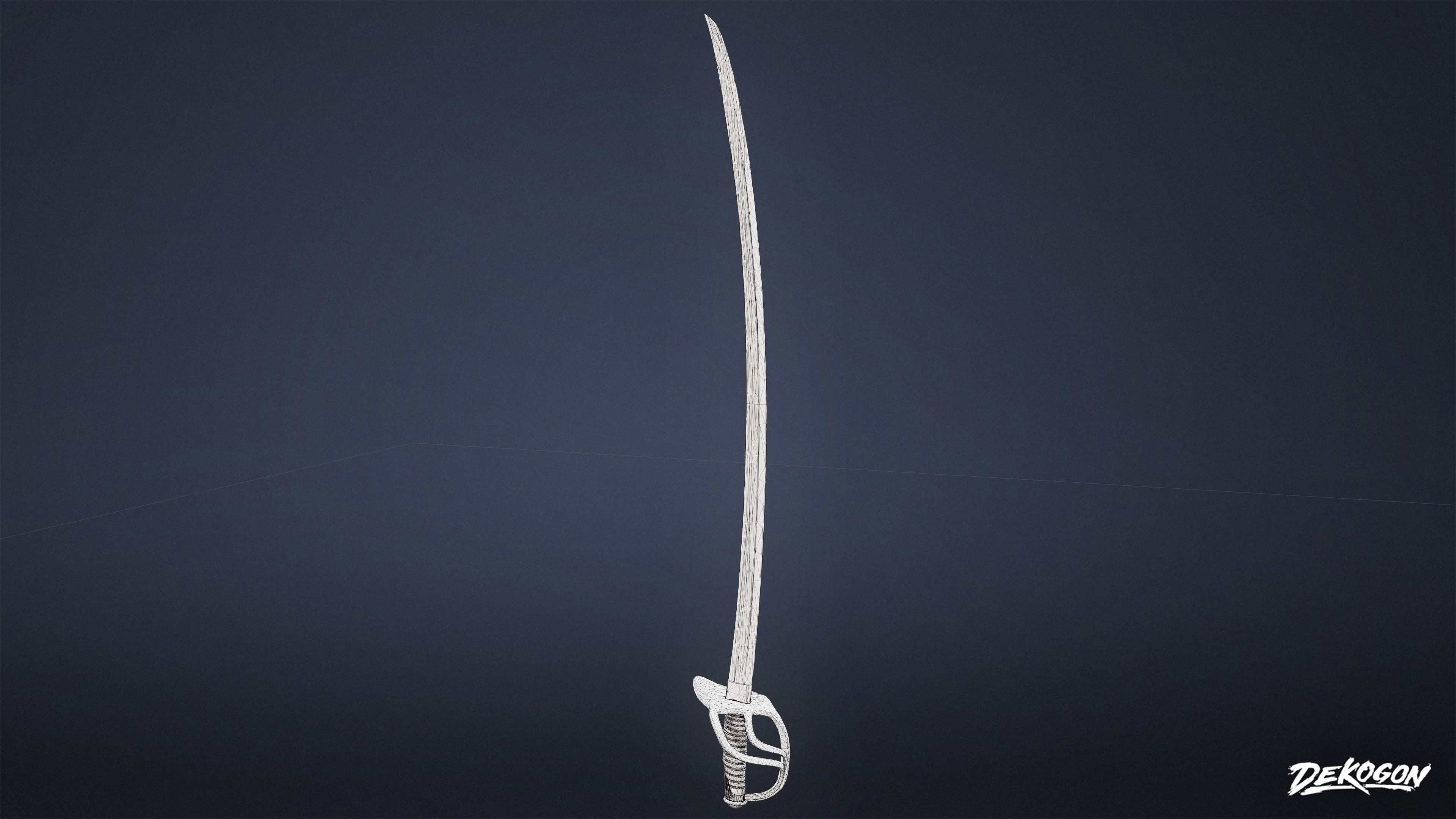 PIRATES - Swords 01 - NANITE Low-poly 3D model_1