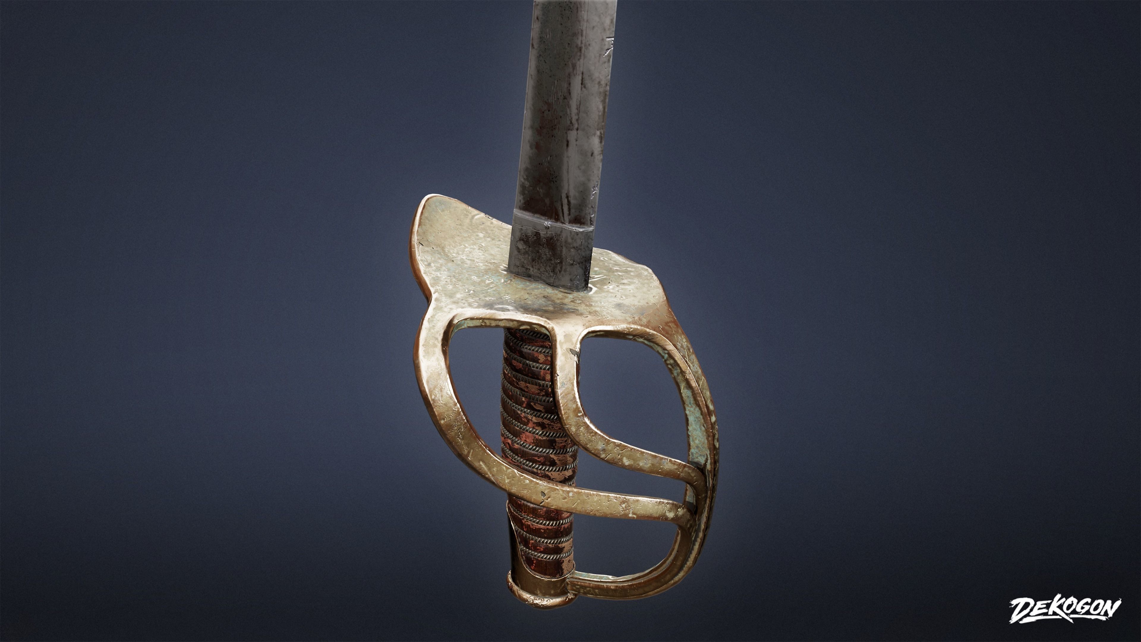 PIRATES - Swords 01 - NANITE Low-poly 3D model_3