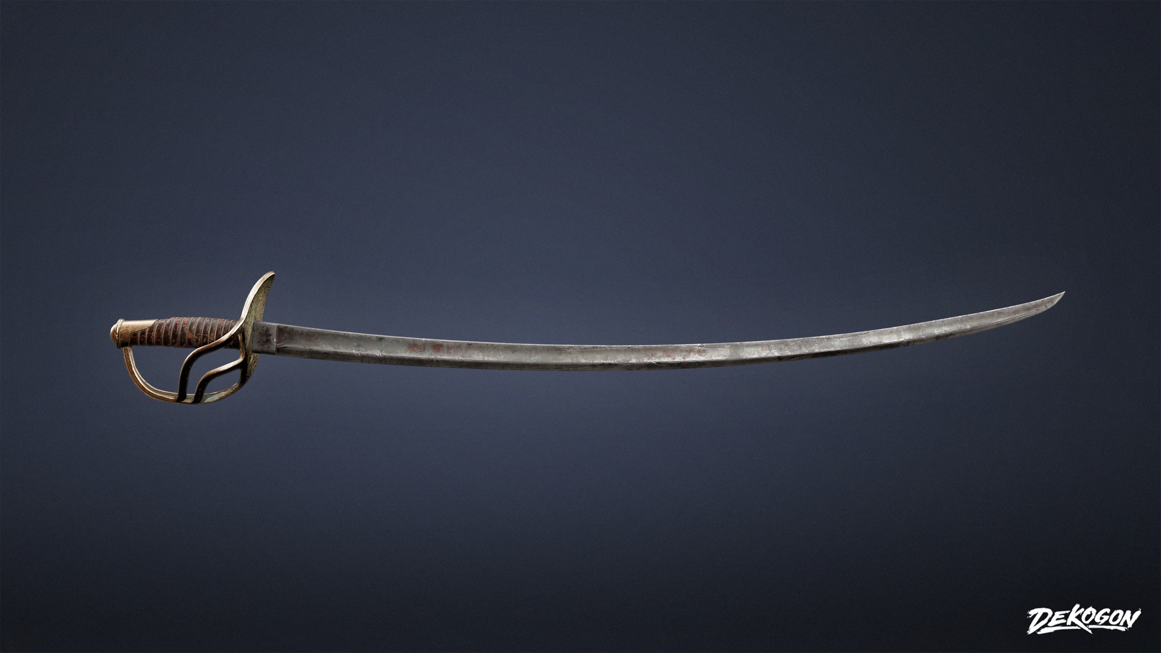 PIRATES - Swords 01 - NANITE Low-poly 3D model_5