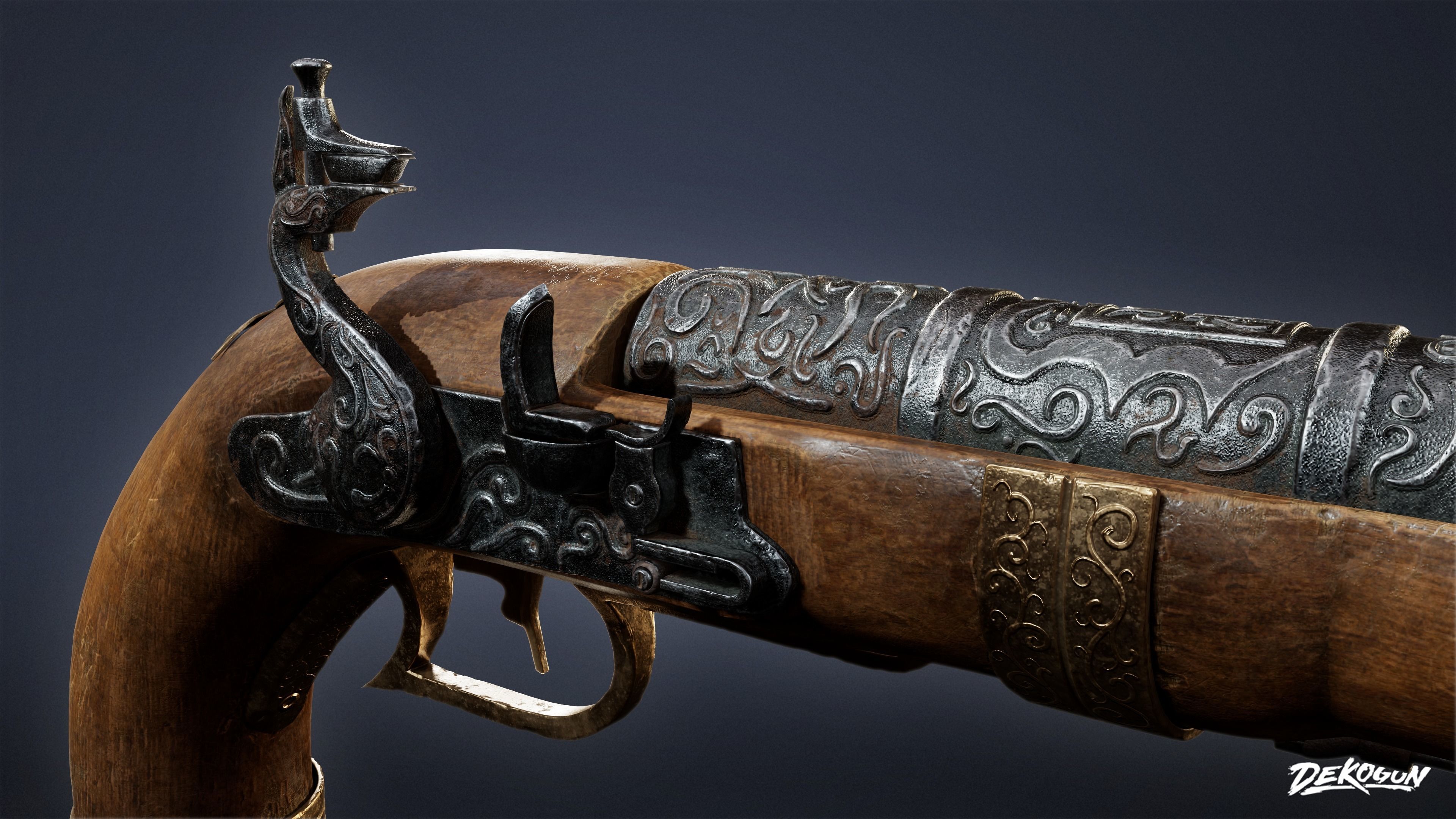 PIRATES - Musket 02 - NANITE 3D model_2