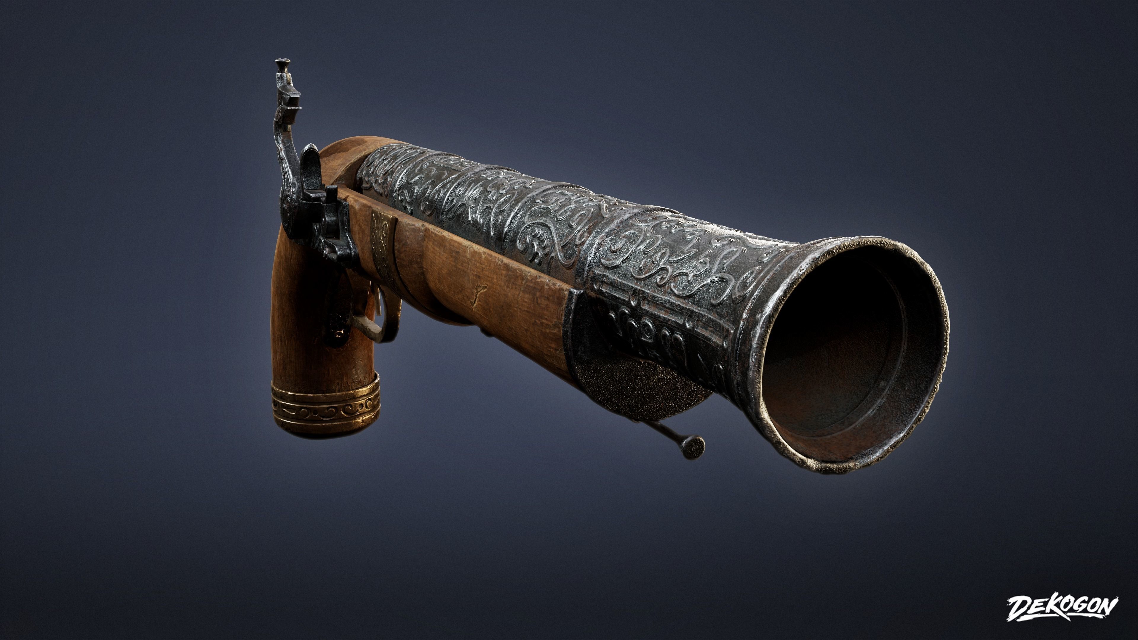 PIRATES - Musket 02 - NANITE 3D model_3