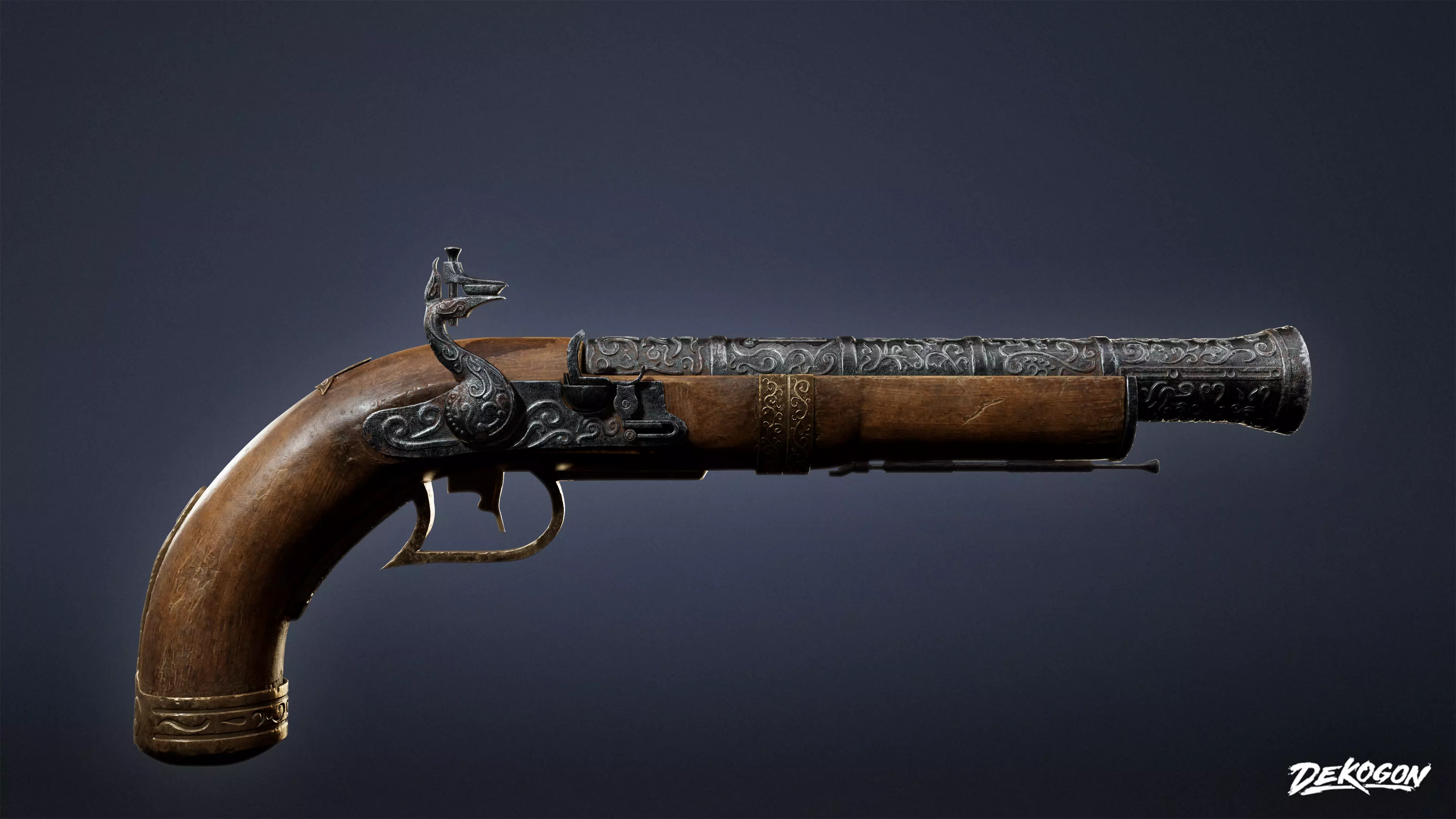 PIRATES - Musket 02 - NANITE 3D model_0