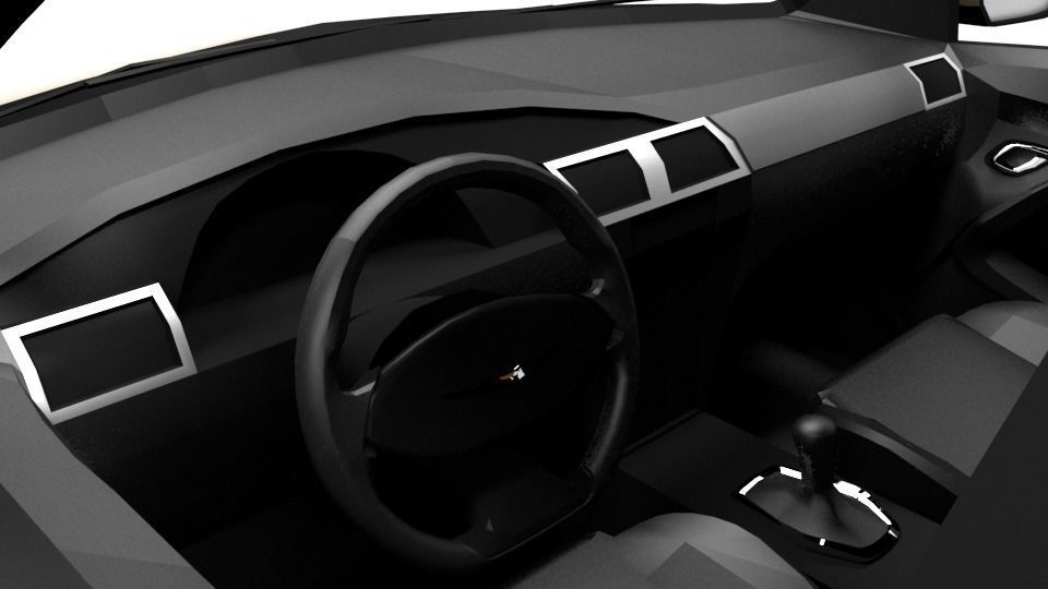 CHRYSLER PACIFICA 2003 Low-poly 3D model_8