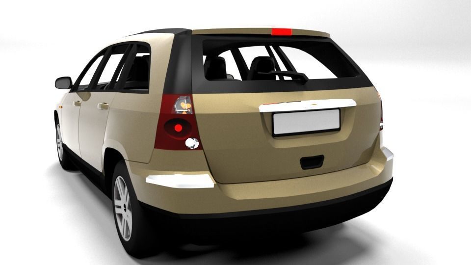 CHRYSLER PACIFICA 2003 Low-poly 3D model_2