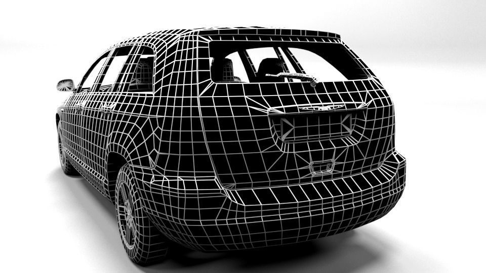 CHRYSLER PACIFICA 2003 Low-poly 3D model_3