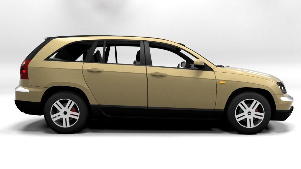 CHRYSLER PACIFICA 2003 Low-poly 3D model_4