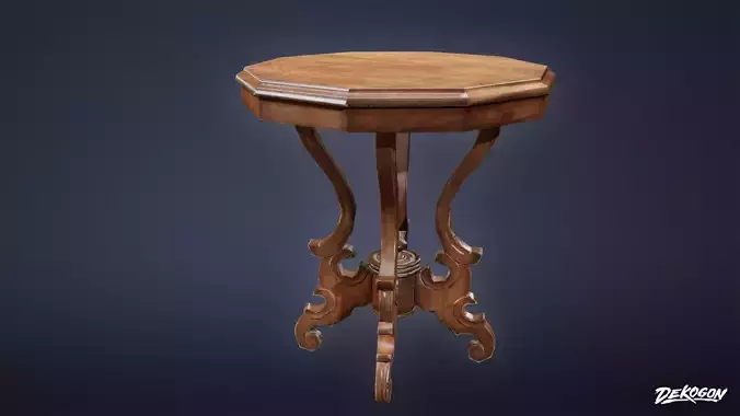 PIRATES - Victorian Side Table 01 - NANITE