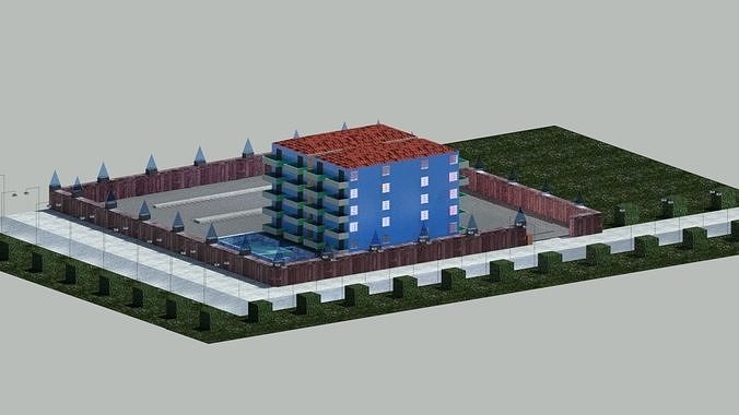  autocad house model 3D model