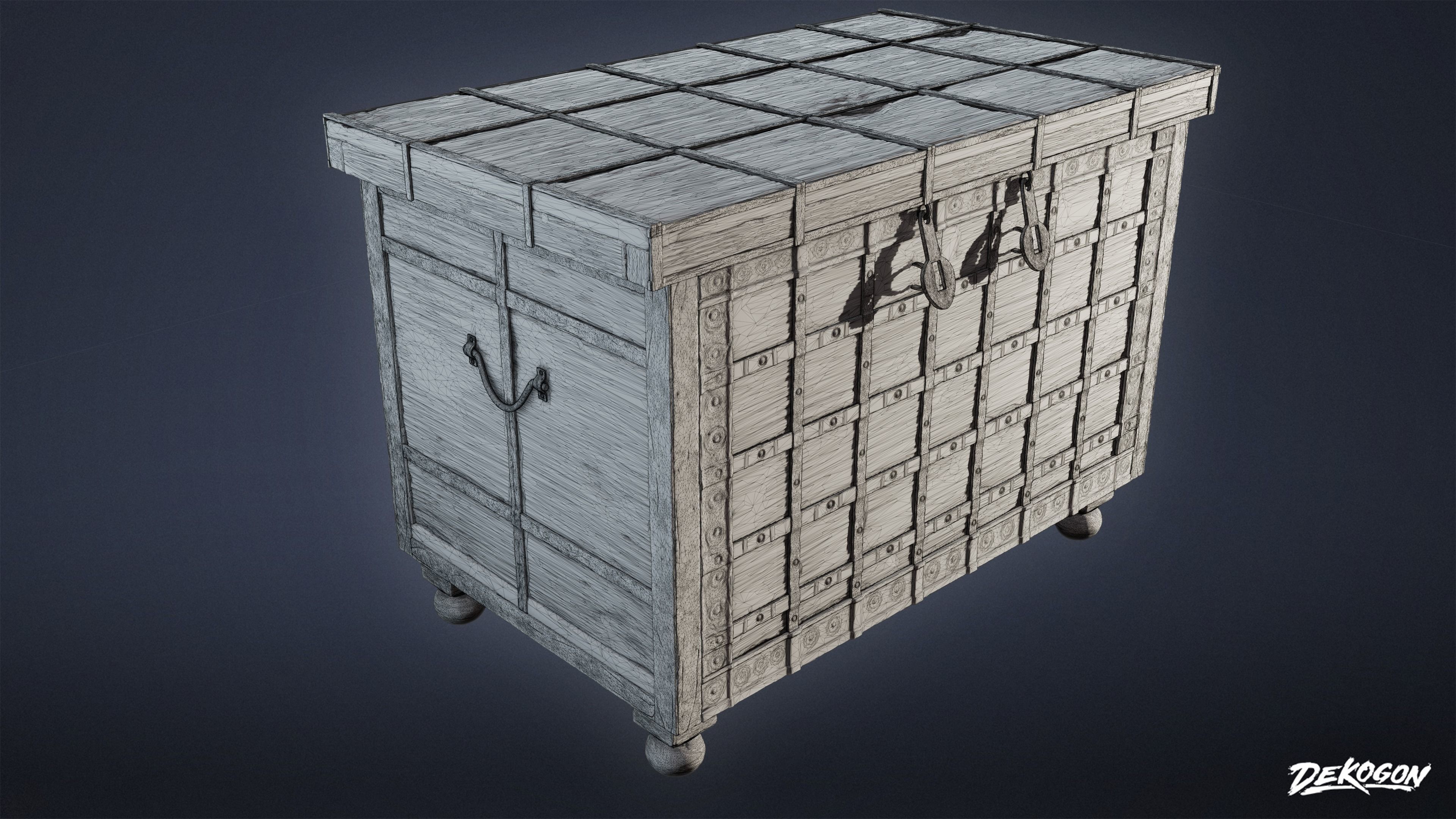 PIRATES - Chest 03 - NANITE 3D model_1