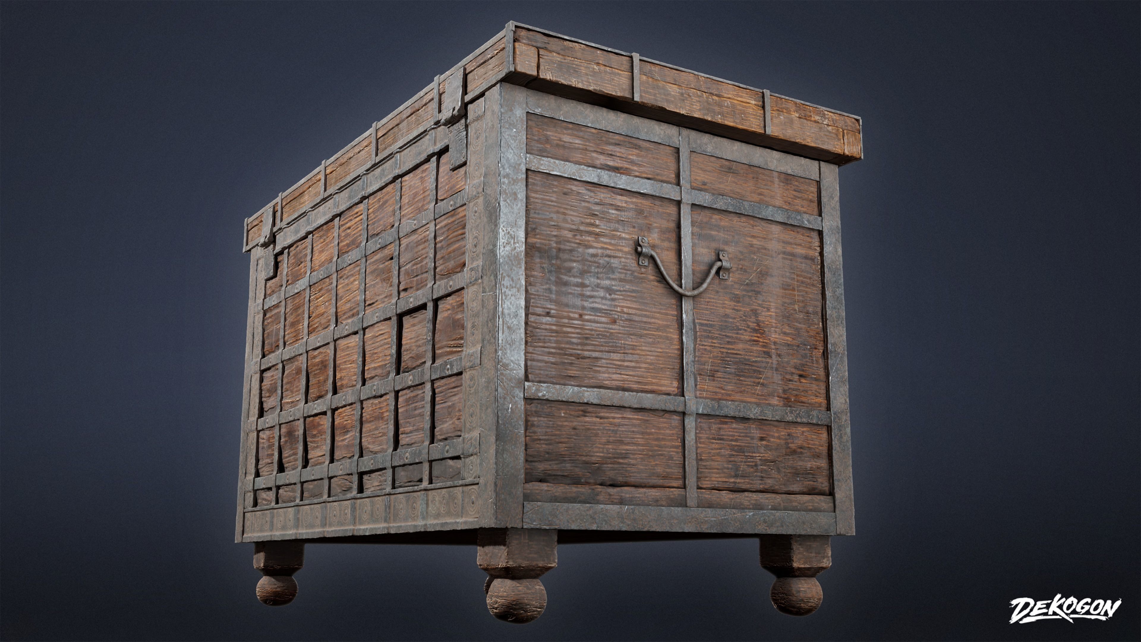 PIRATES - Chest 03 - NANITE 3D model_3
