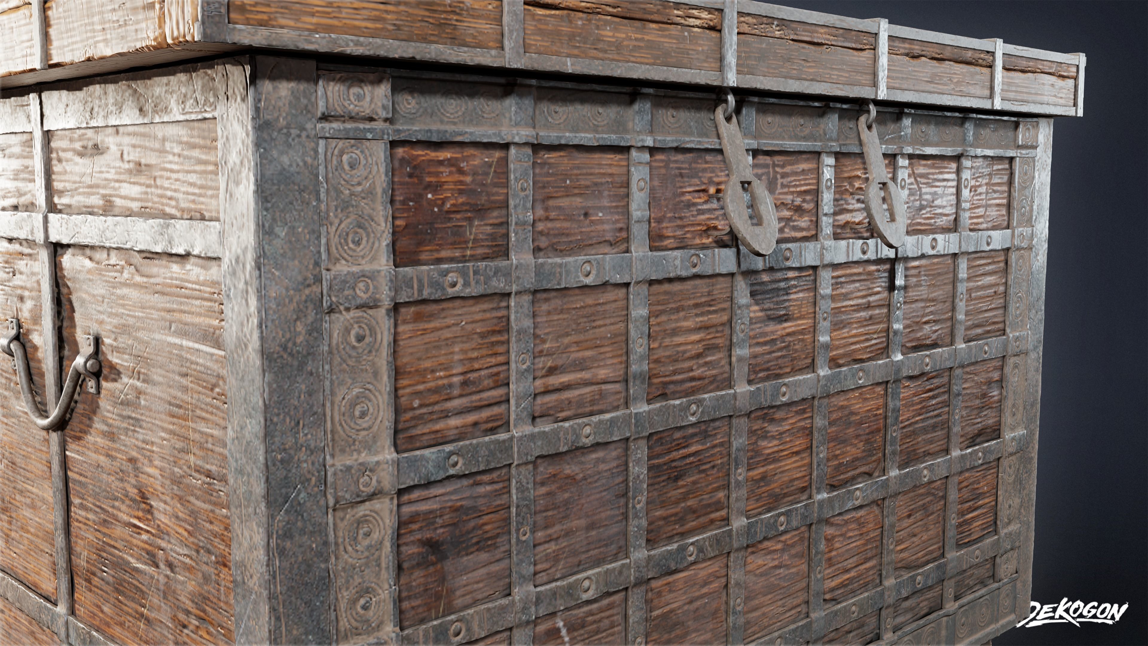 PIRATES - Chest 03 - NANITE 3D model_7