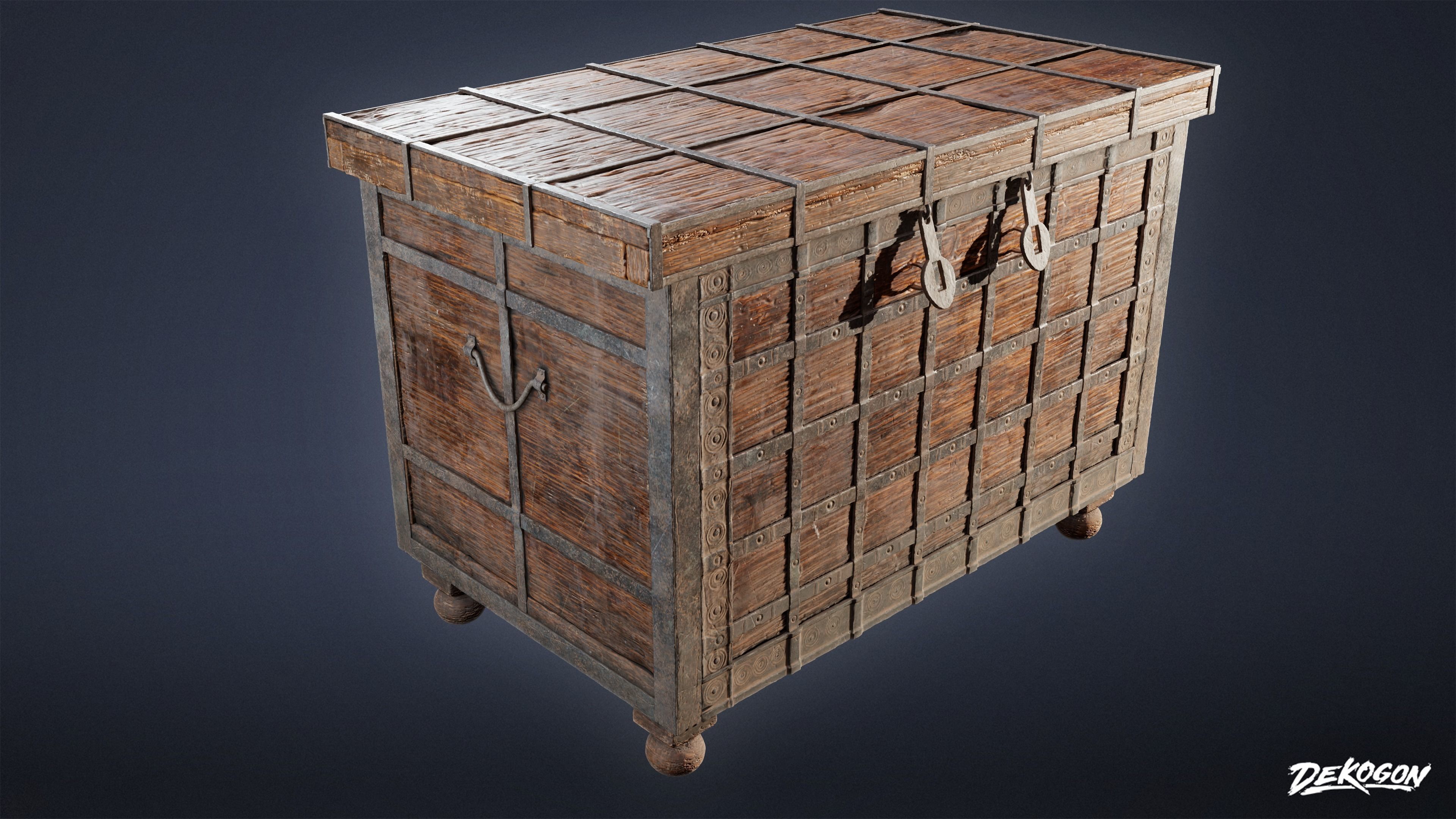 PIRATES - Chest 03 - NANITE 3D model_8