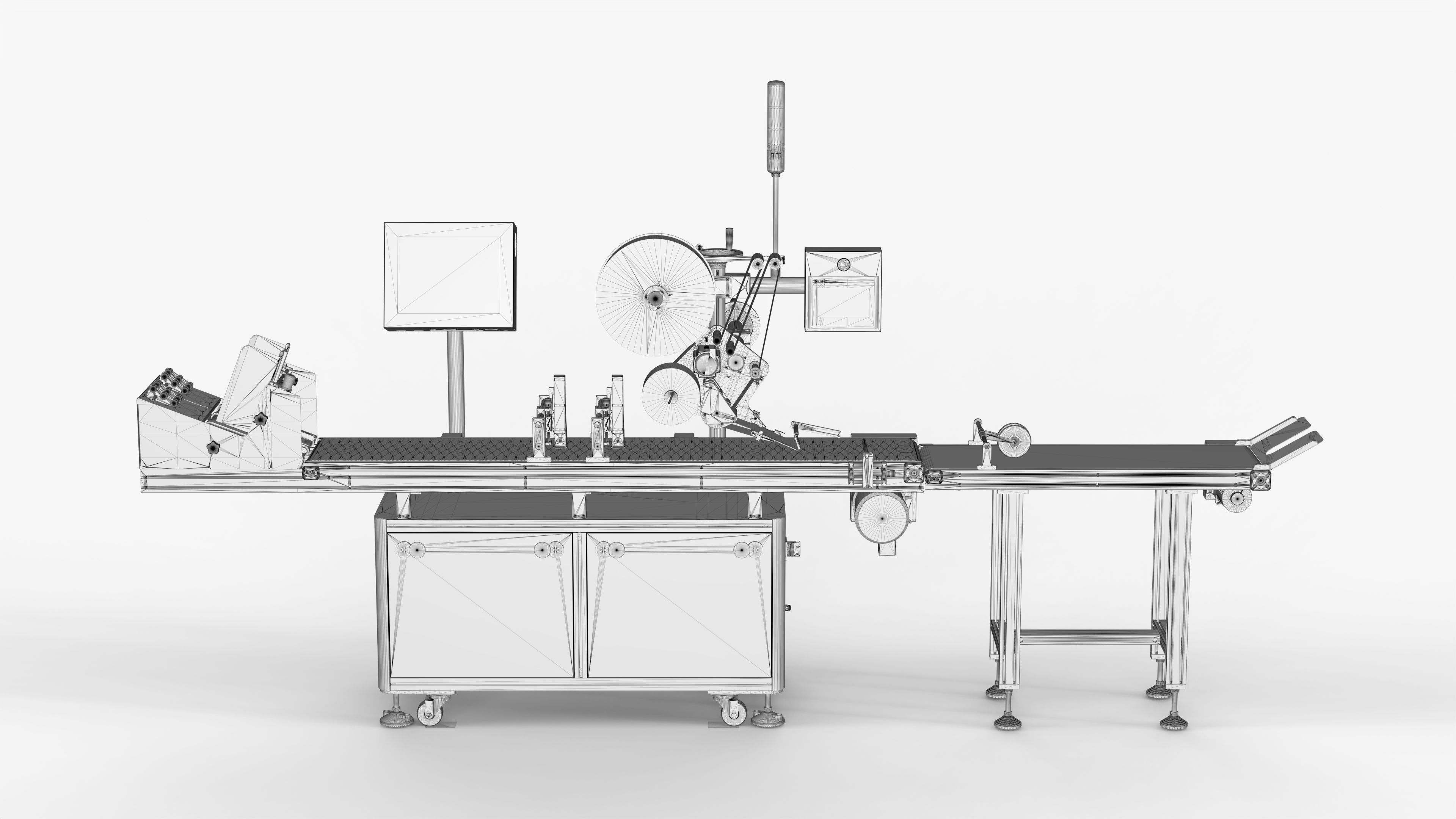 Automatic Labeling Machine 3D model_21