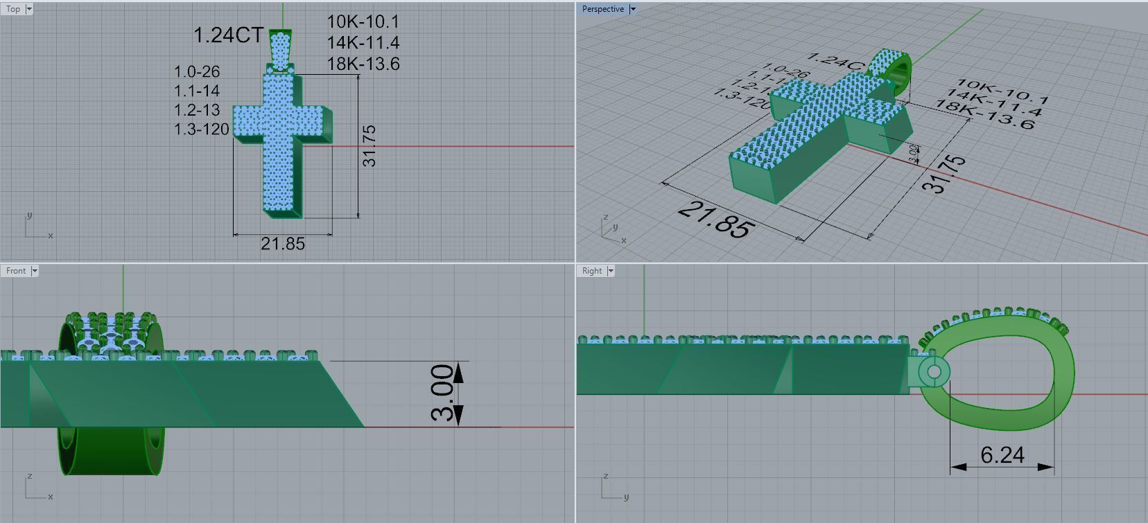 cross 3d design 3D model_1