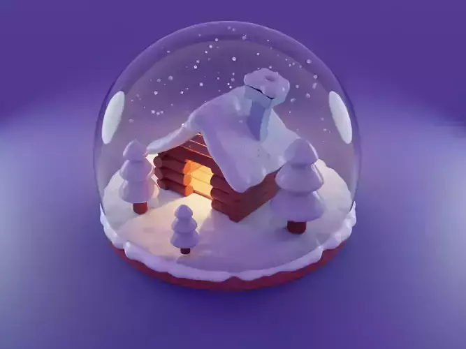 Isometric Christmas Glass  Ball