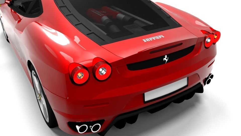 FERRARI F430 Low-poly 3D model_2