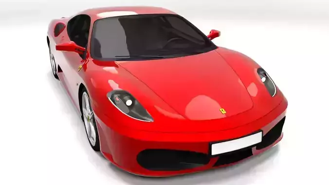 FERRARI F430 Low-poly 3D model