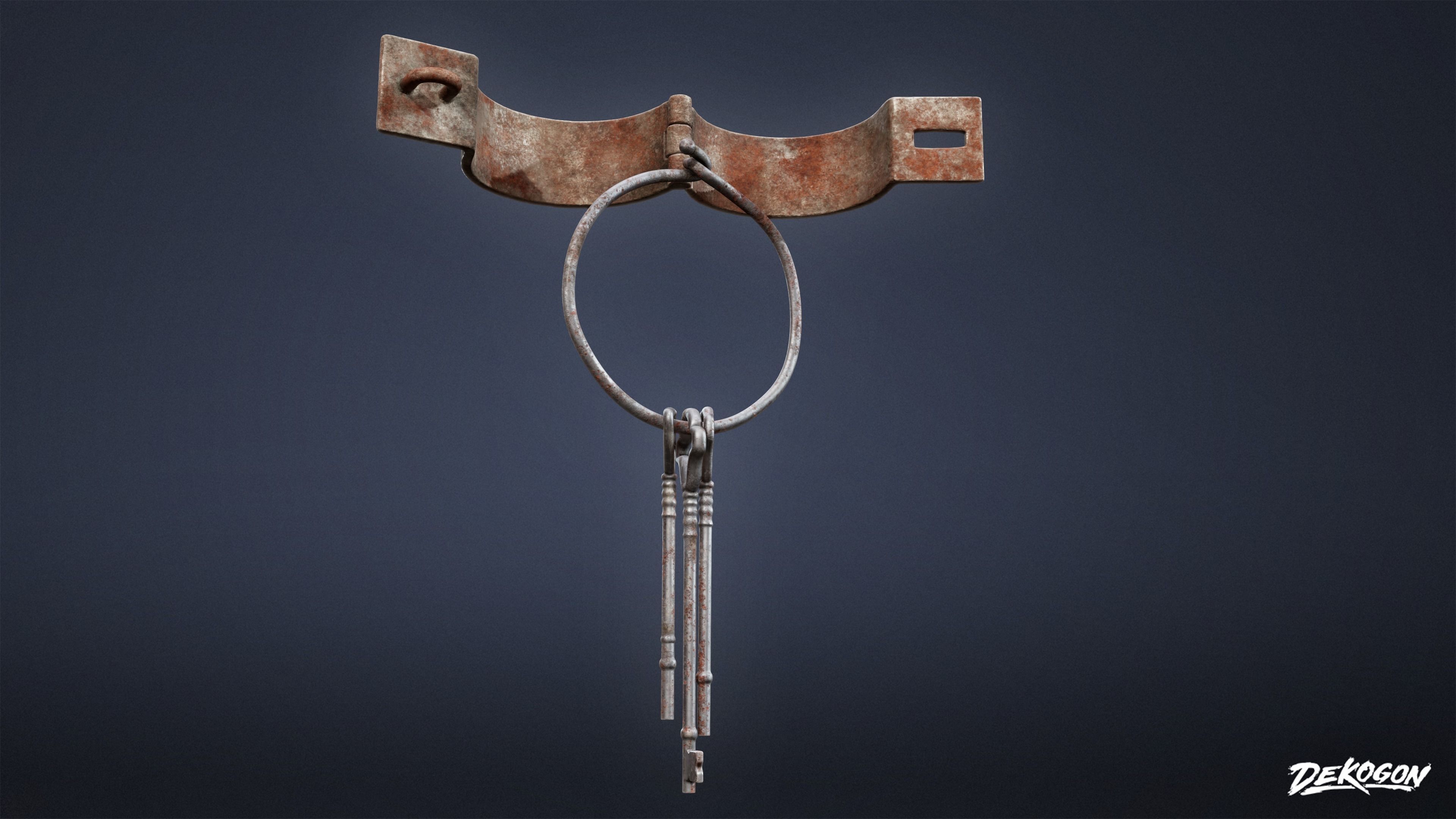 PIRATES - Shackle Chains 01 - NANITE AND LOW POLY Low-poly 3D model_24