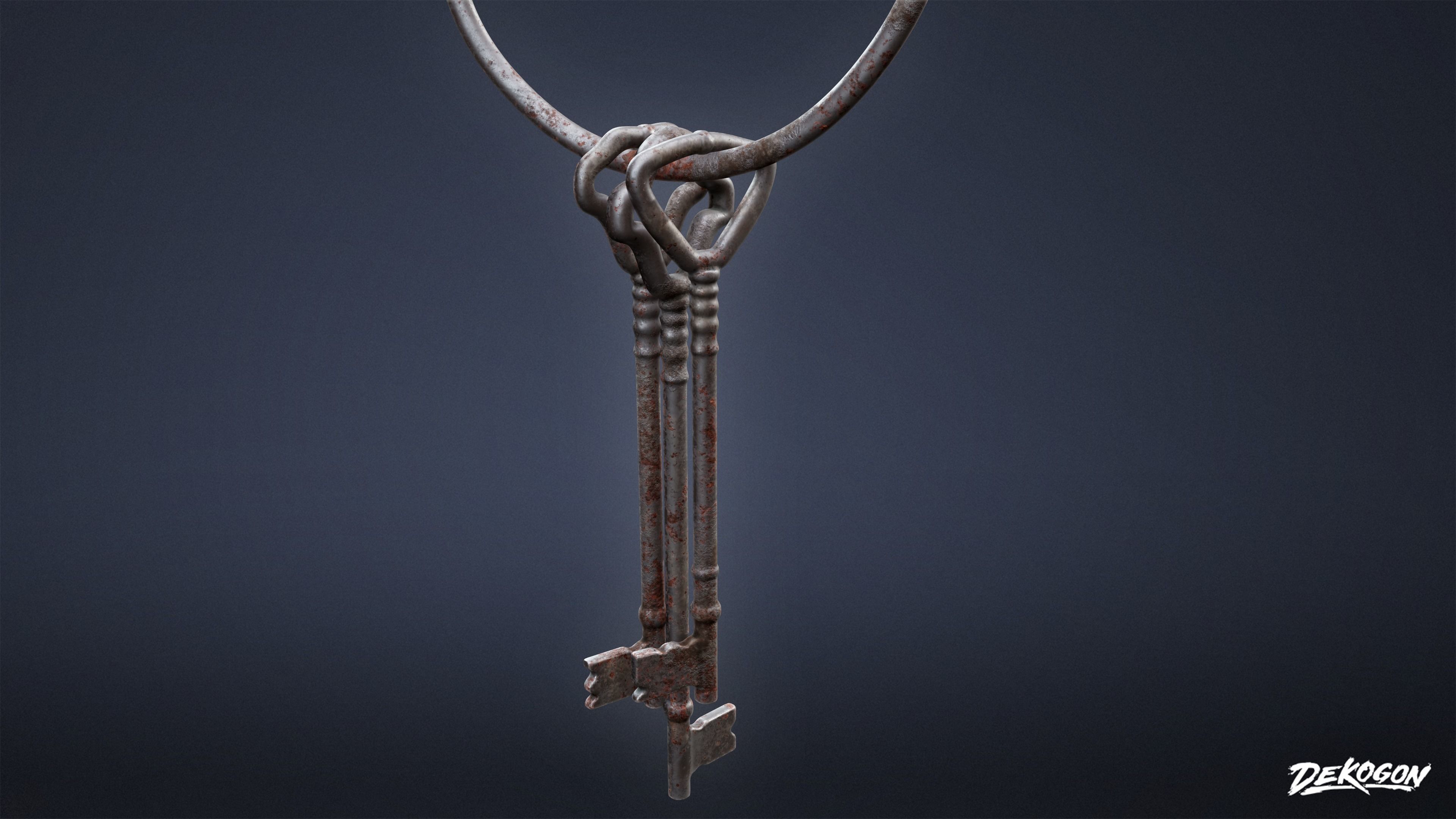 PIRATES - Shackle Chains 01 - NANITE AND LOW POLY Low-poly 3D model_23