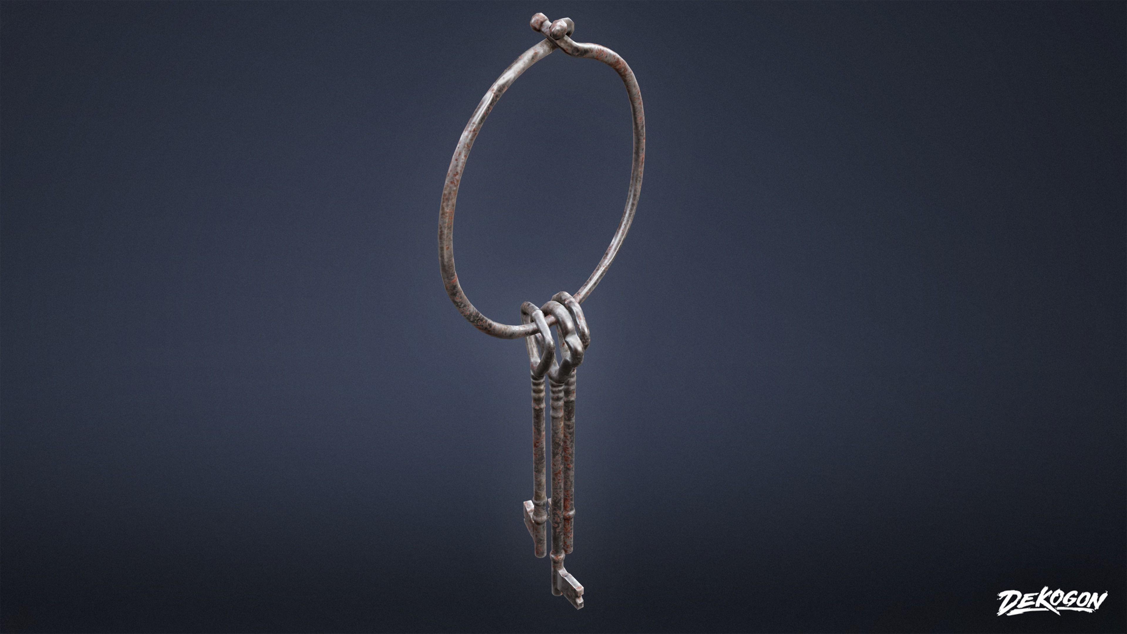 PIRATES - Shackle Chains 01 - NANITE AND LOW POLY Low-poly 3D model_11