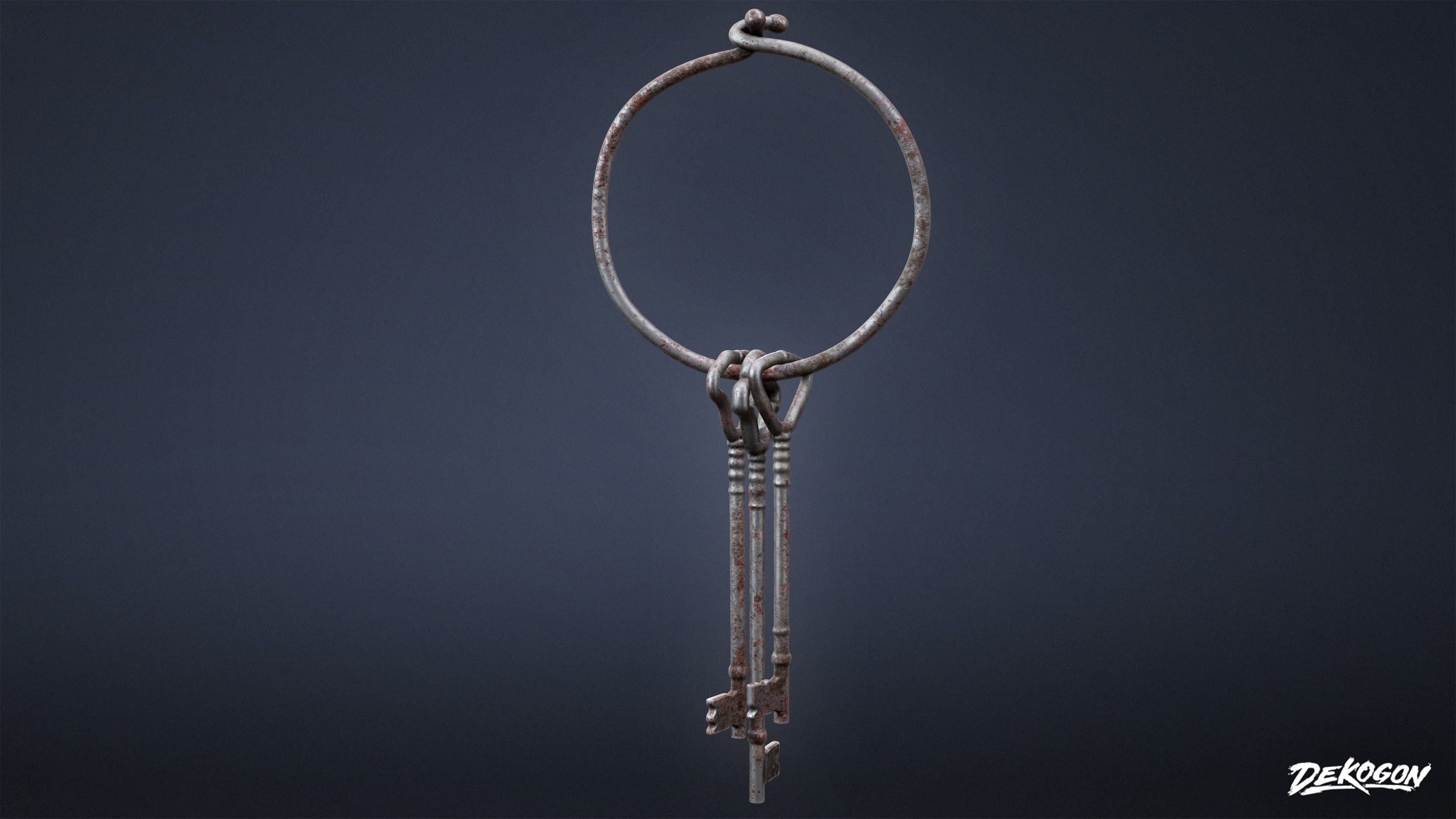 PIRATES - Shackle Chains 01 - NANITE AND LOW POLY Low-poly 3D model_30