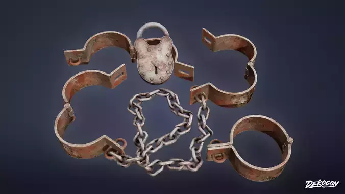 PIRATES - Shackle Chains 01 - NANITE AND LOW POLY