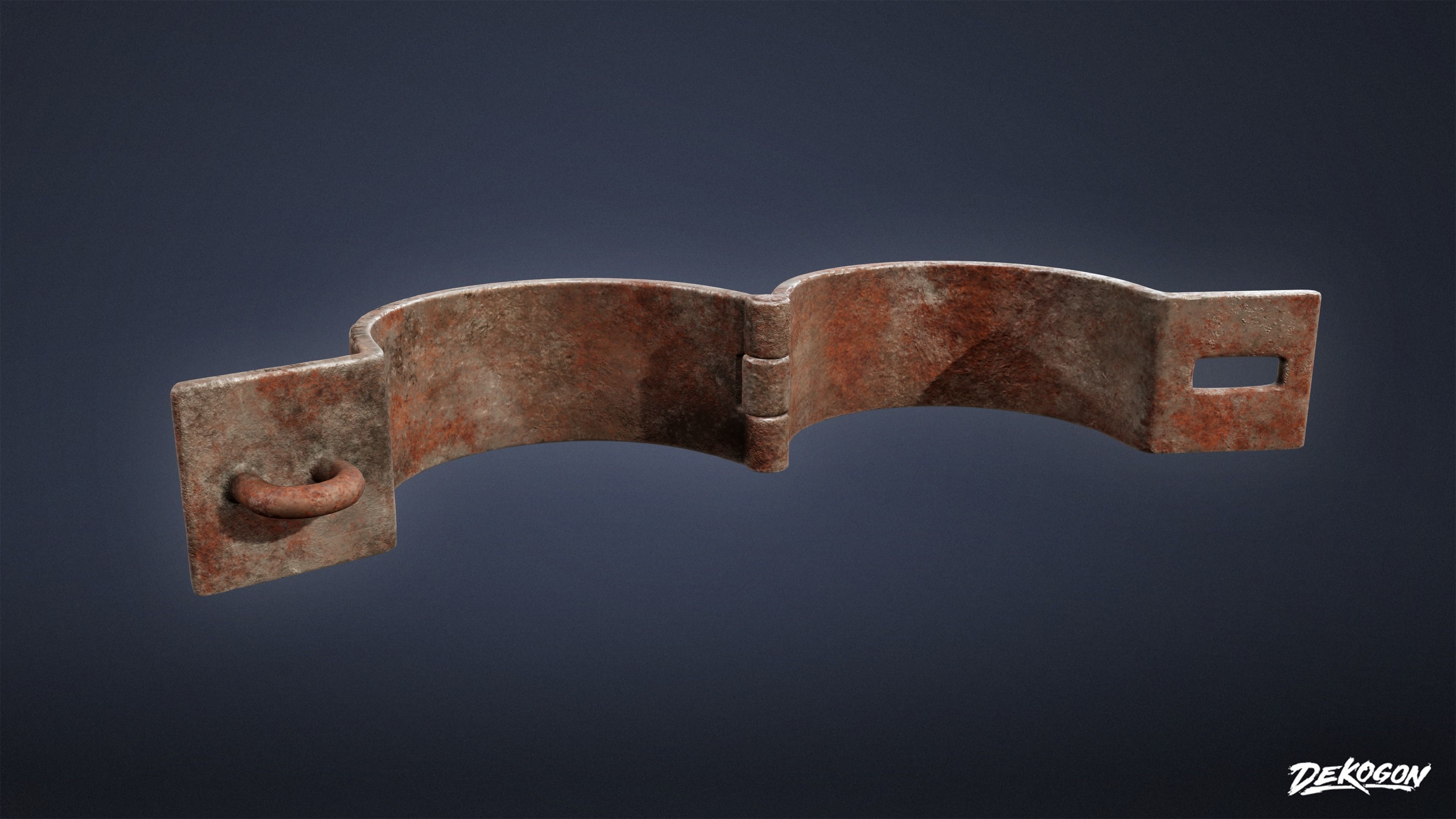 PIRATES - Shackle Chains 01 - NANITE AND LOW POLY Low-poly 3D model_28