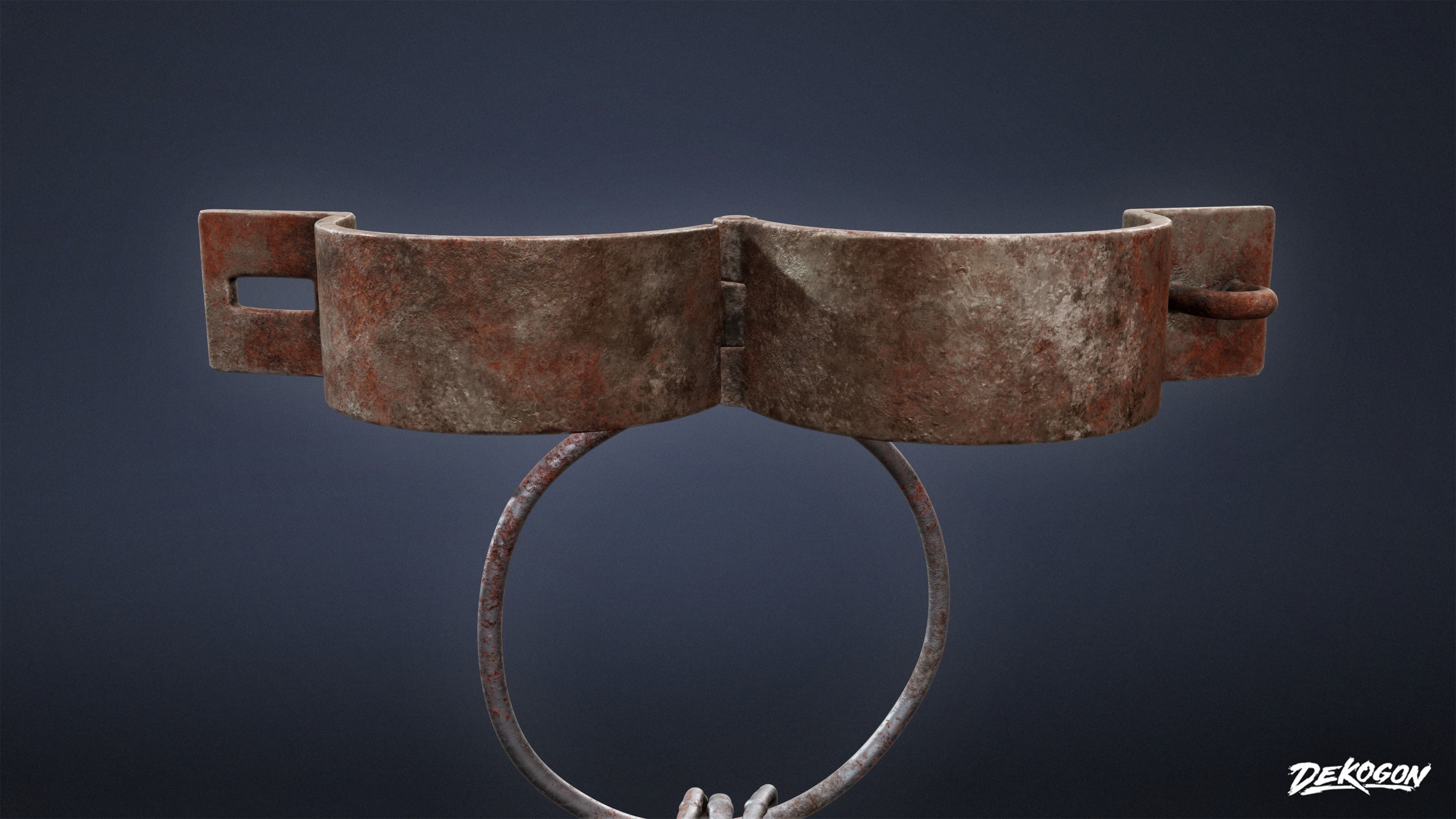 PIRATES - Shackle Chains 01 - NANITE AND LOW POLY Low-poly 3D model_22