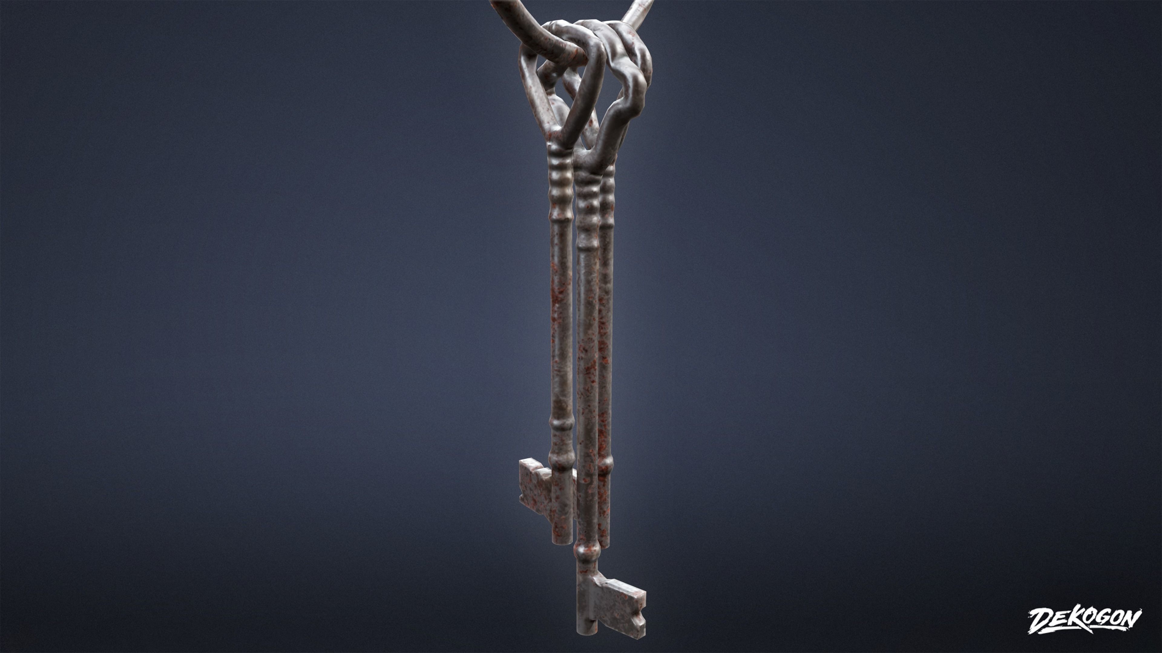 PIRATES - Shackle Chains 01 - NANITE AND LOW POLY Low-poly 3D model_21