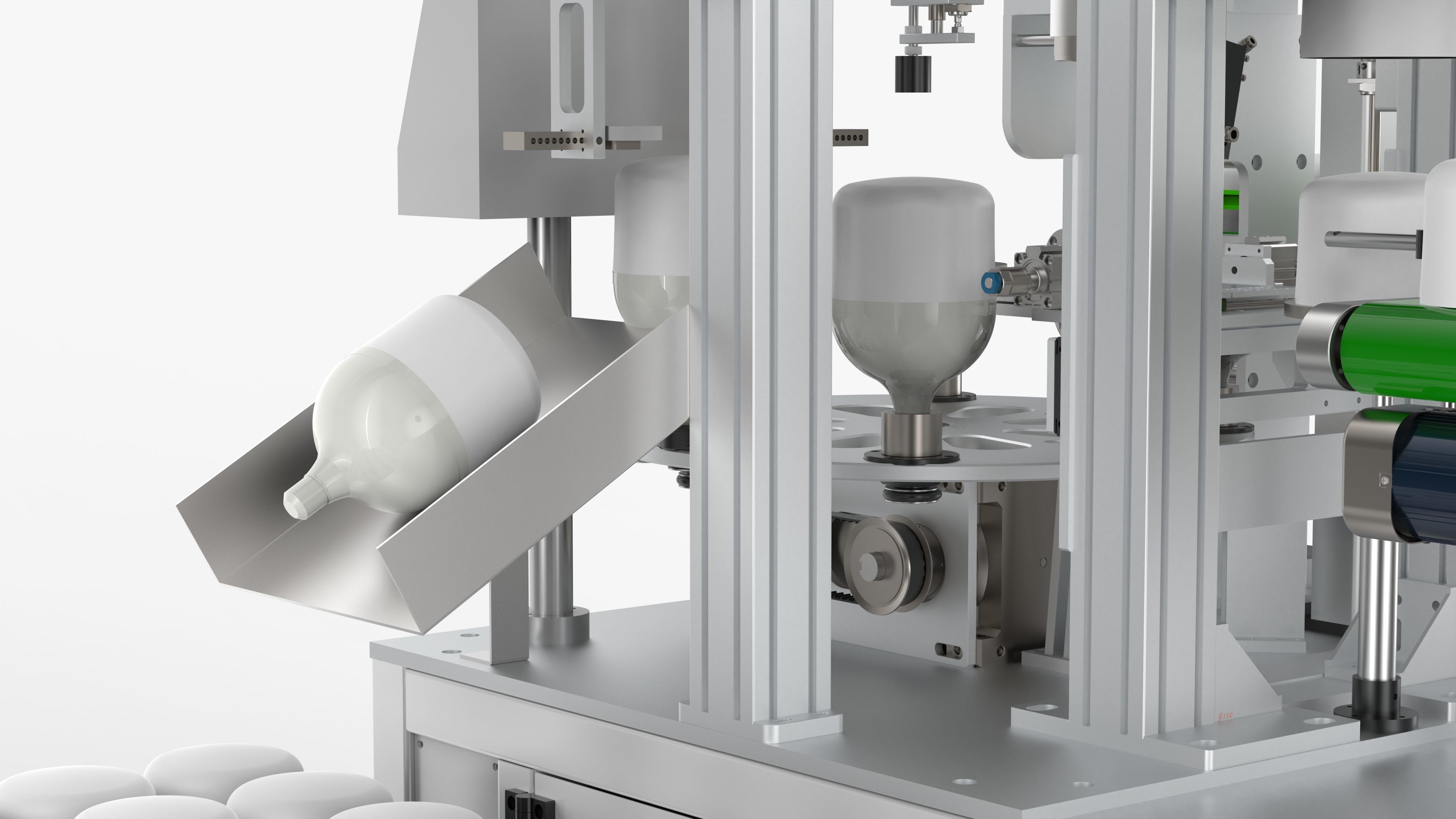 Bulb Automatic Pressing Machine 3D model_17