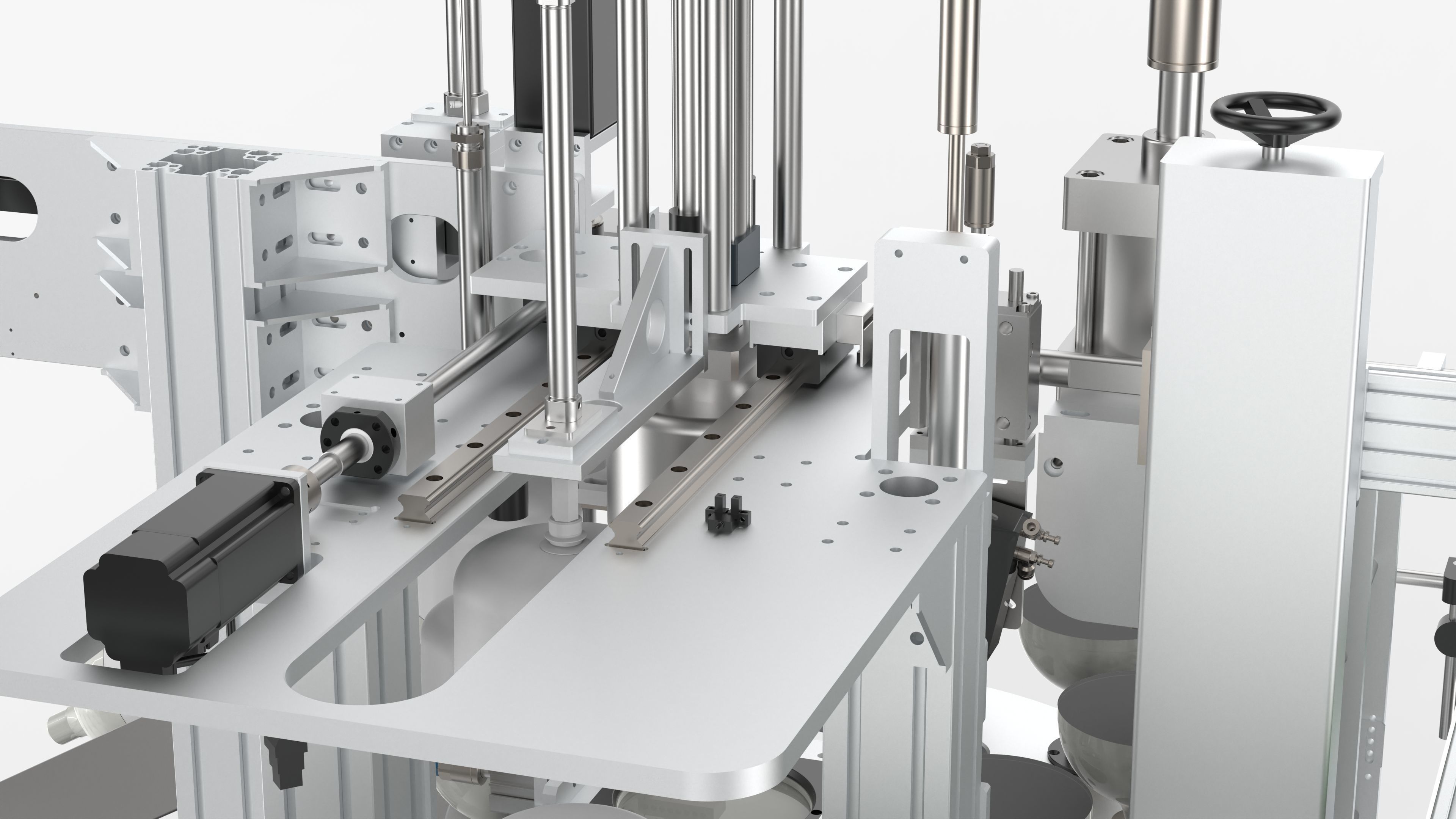 Bulb Automatic Pressing Machine 3D model_16