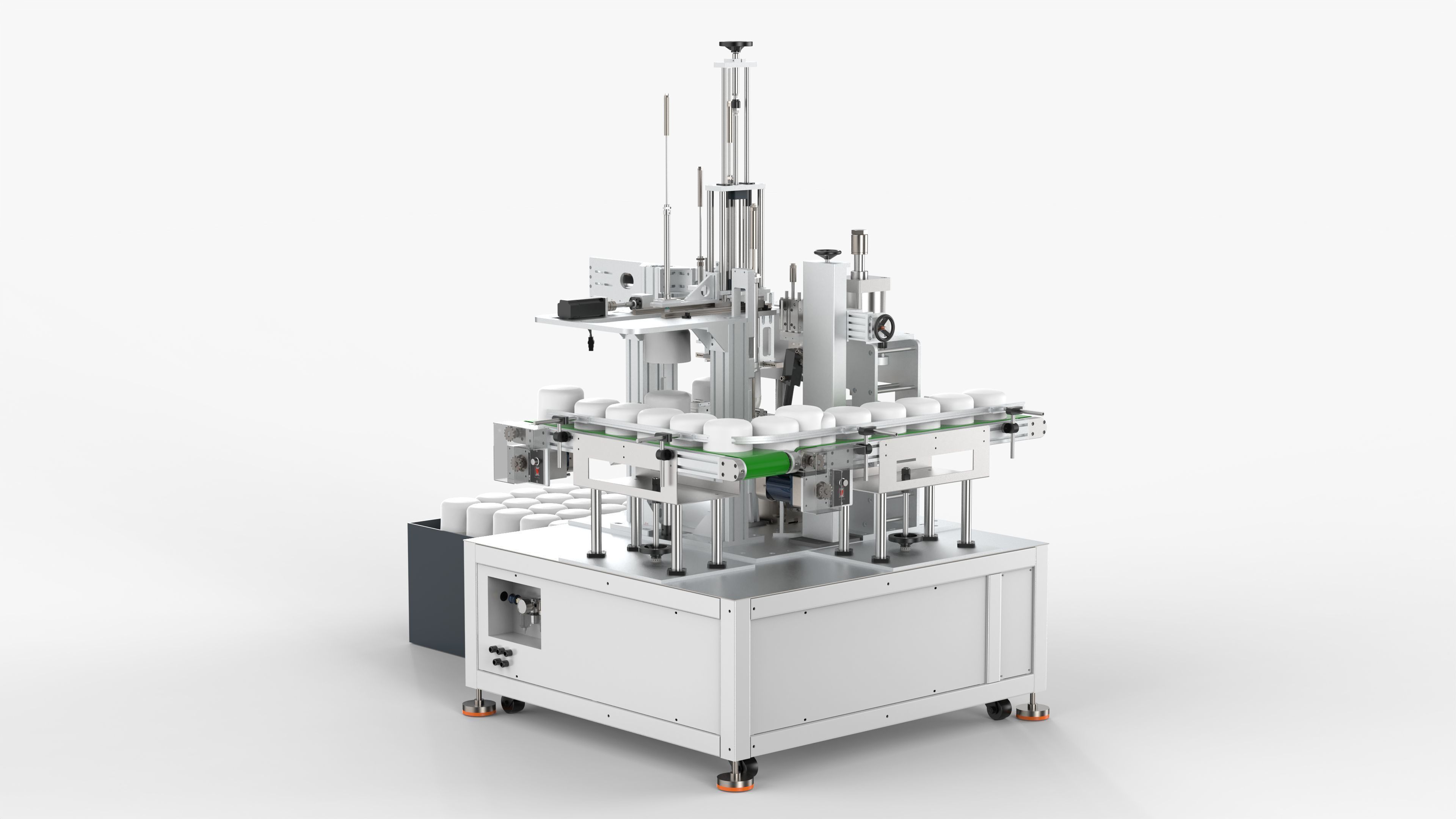 Bulb Automatic Pressing Machine 3D model_2