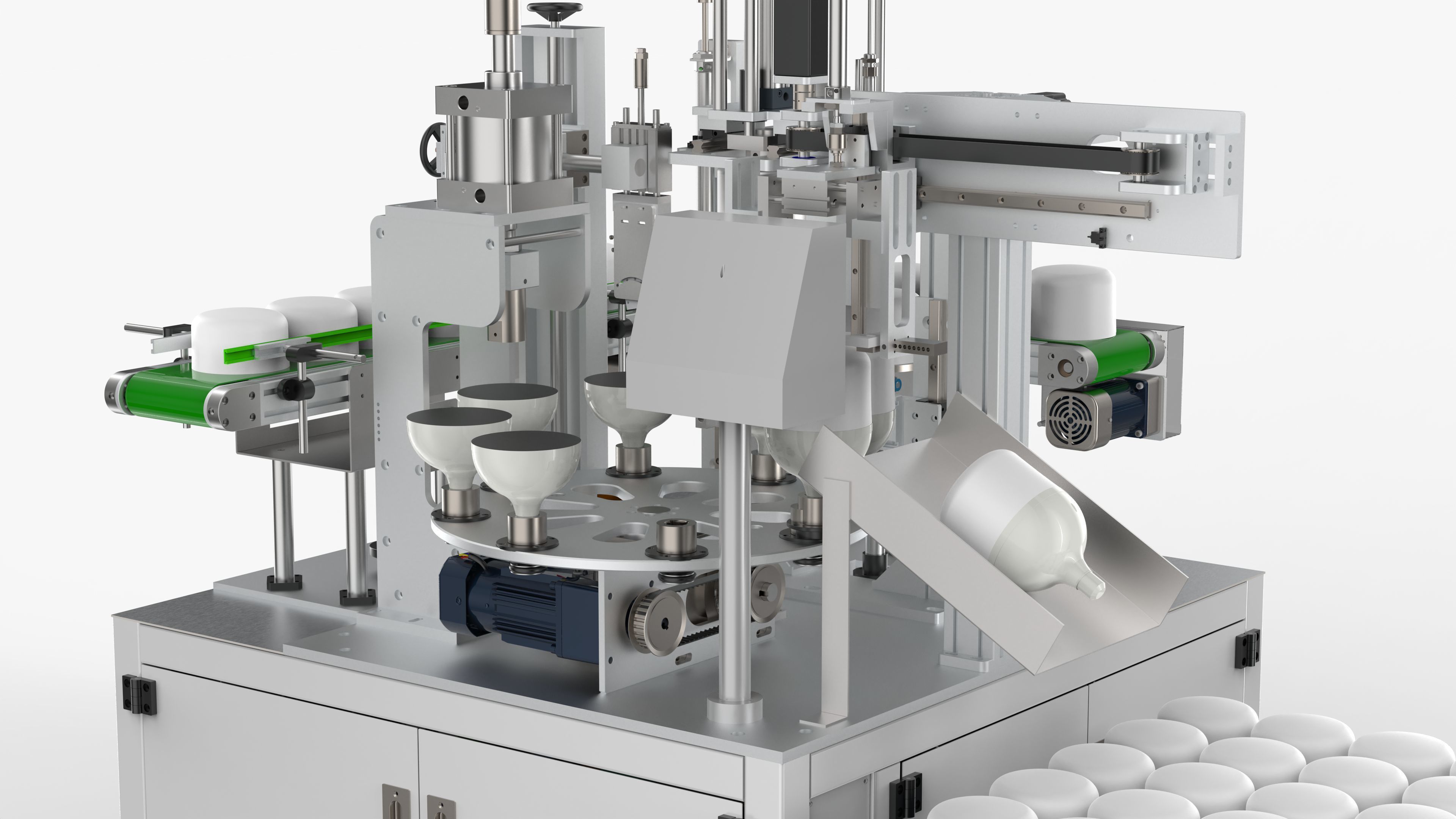 Bulb Automatic Pressing Machine 3D model_13