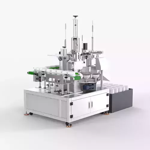 Bulb Automatic Pressing Machine 3D model