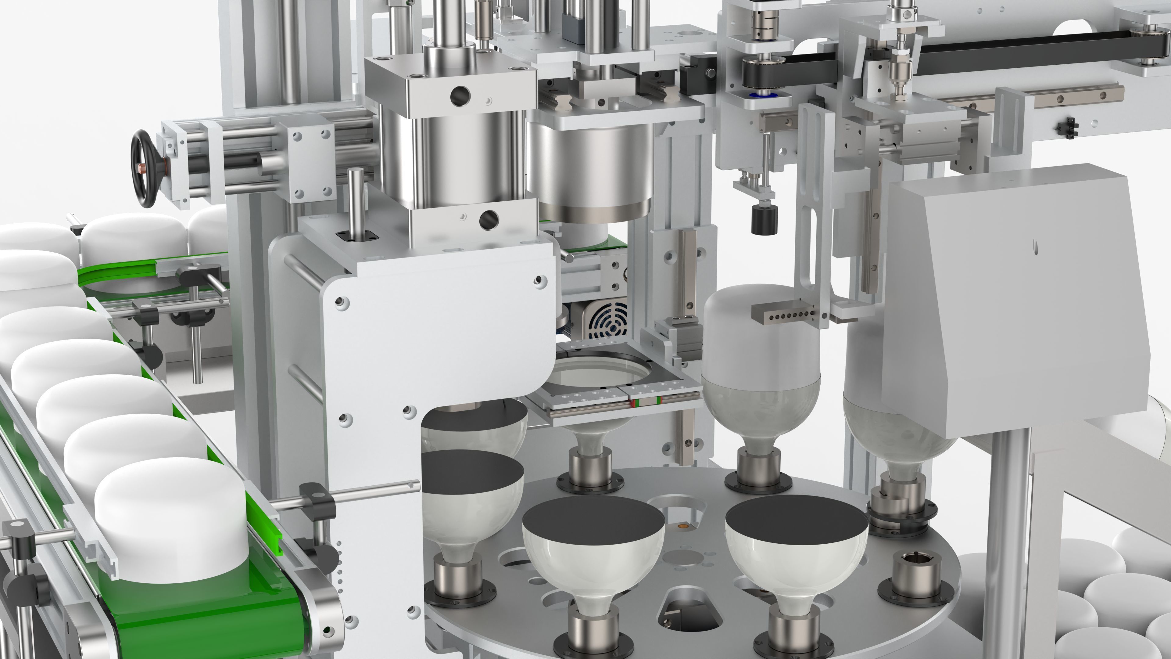 Bulb Automatic Pressing Machine 3D model_14