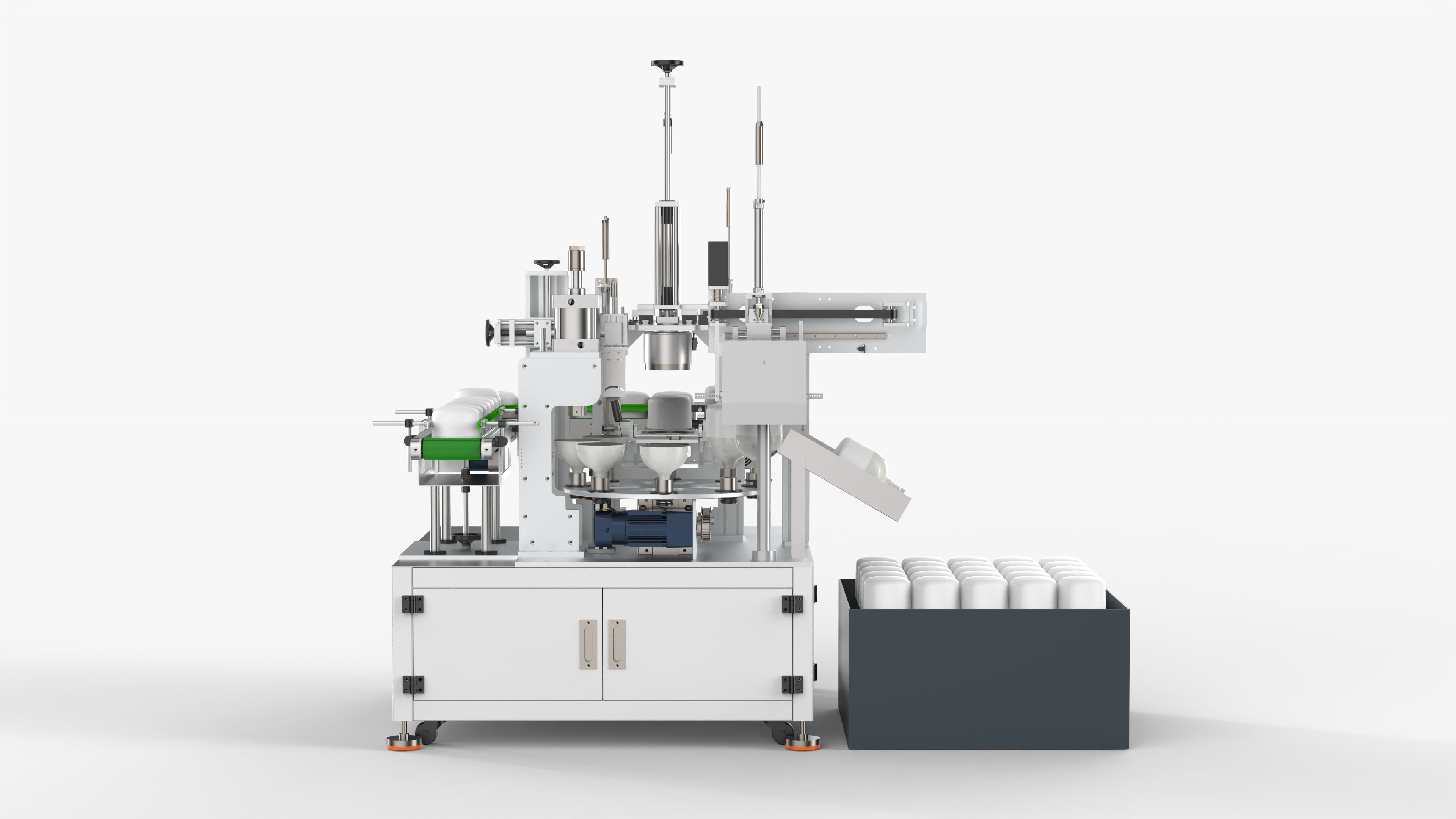 Bulb Automatic Pressing Machine 3D model_7