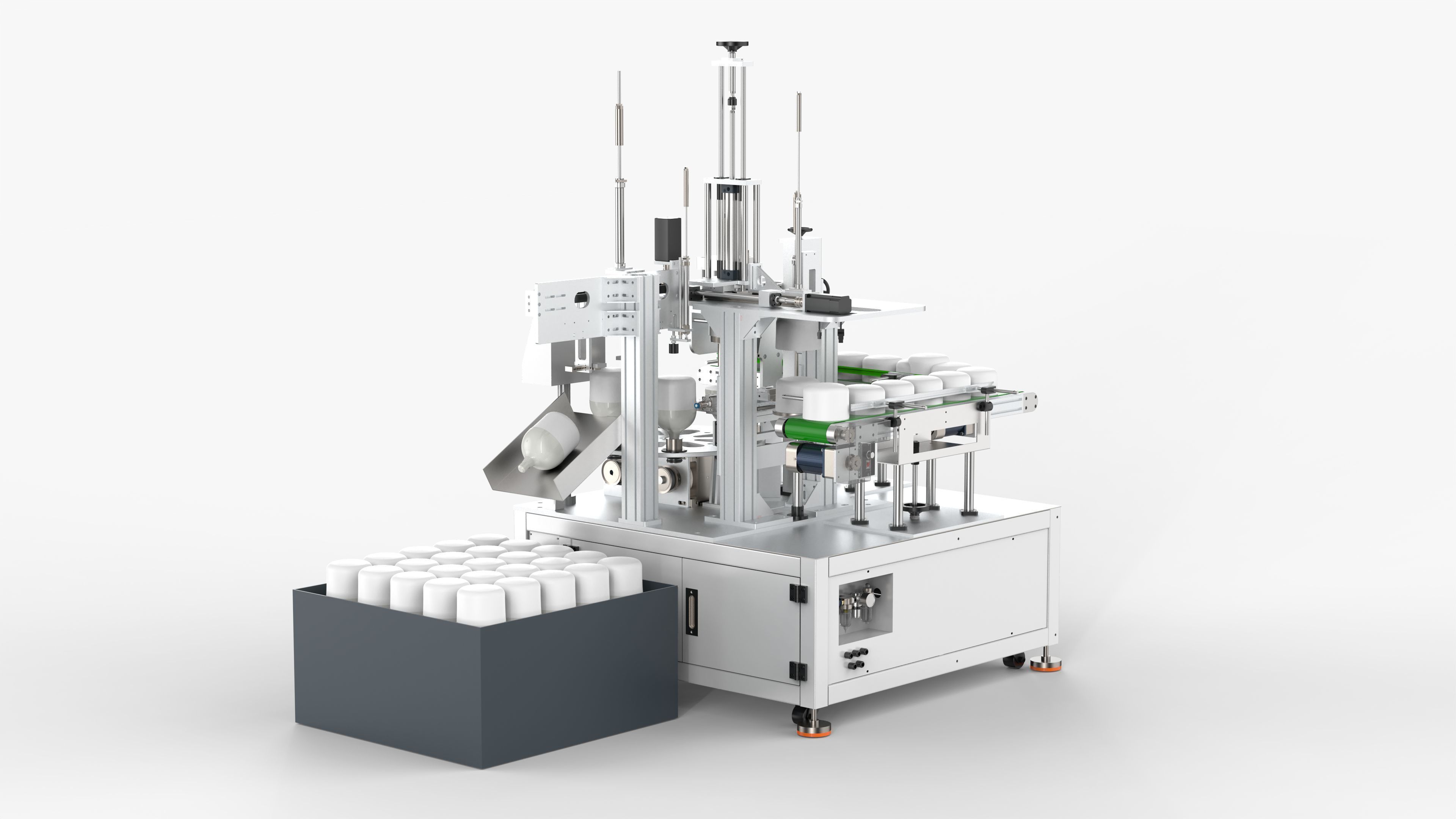 Bulb Automatic Pressing Machine 3D model_3