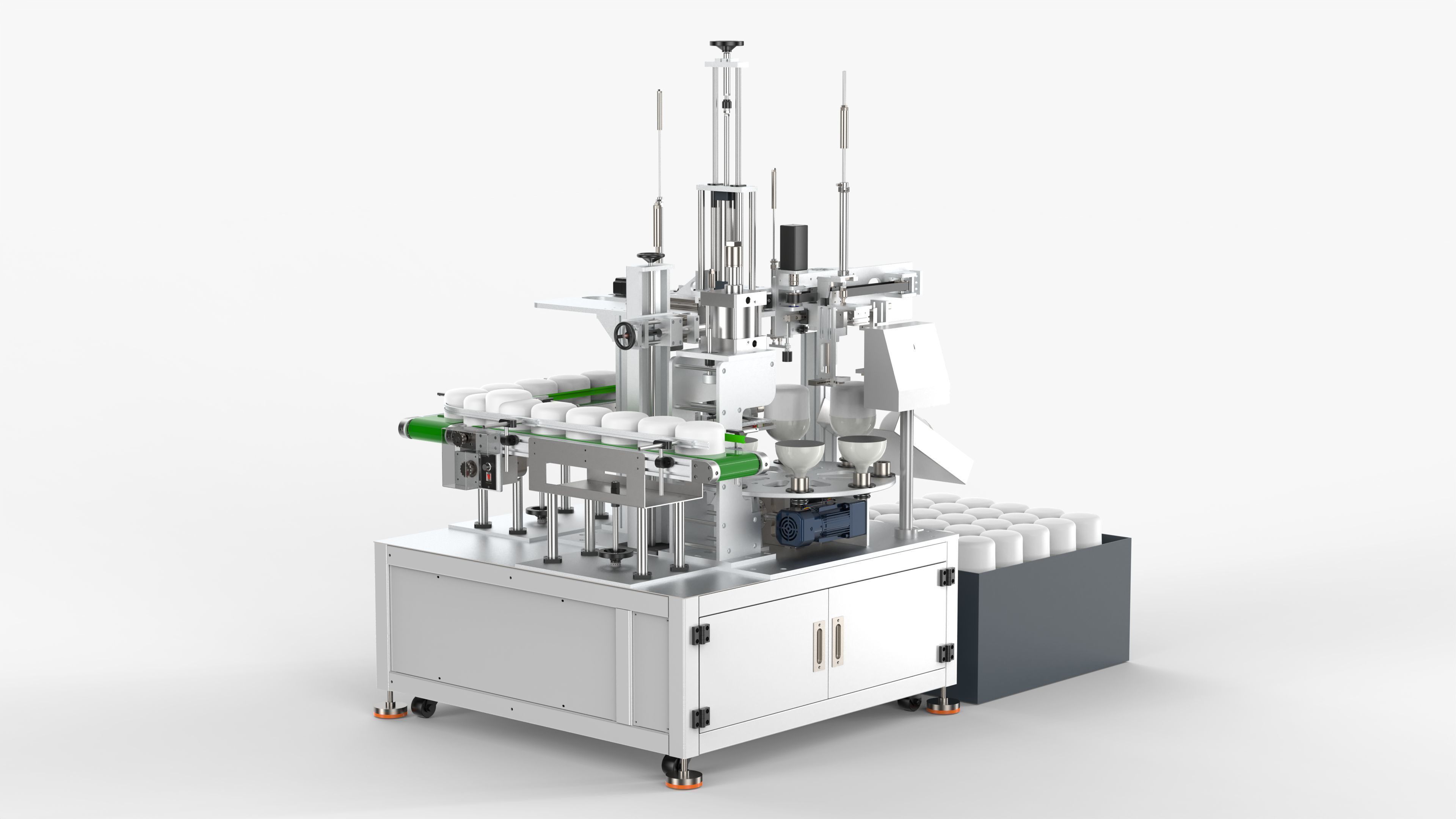 Bulb Automatic Pressing Machine 3D model_1