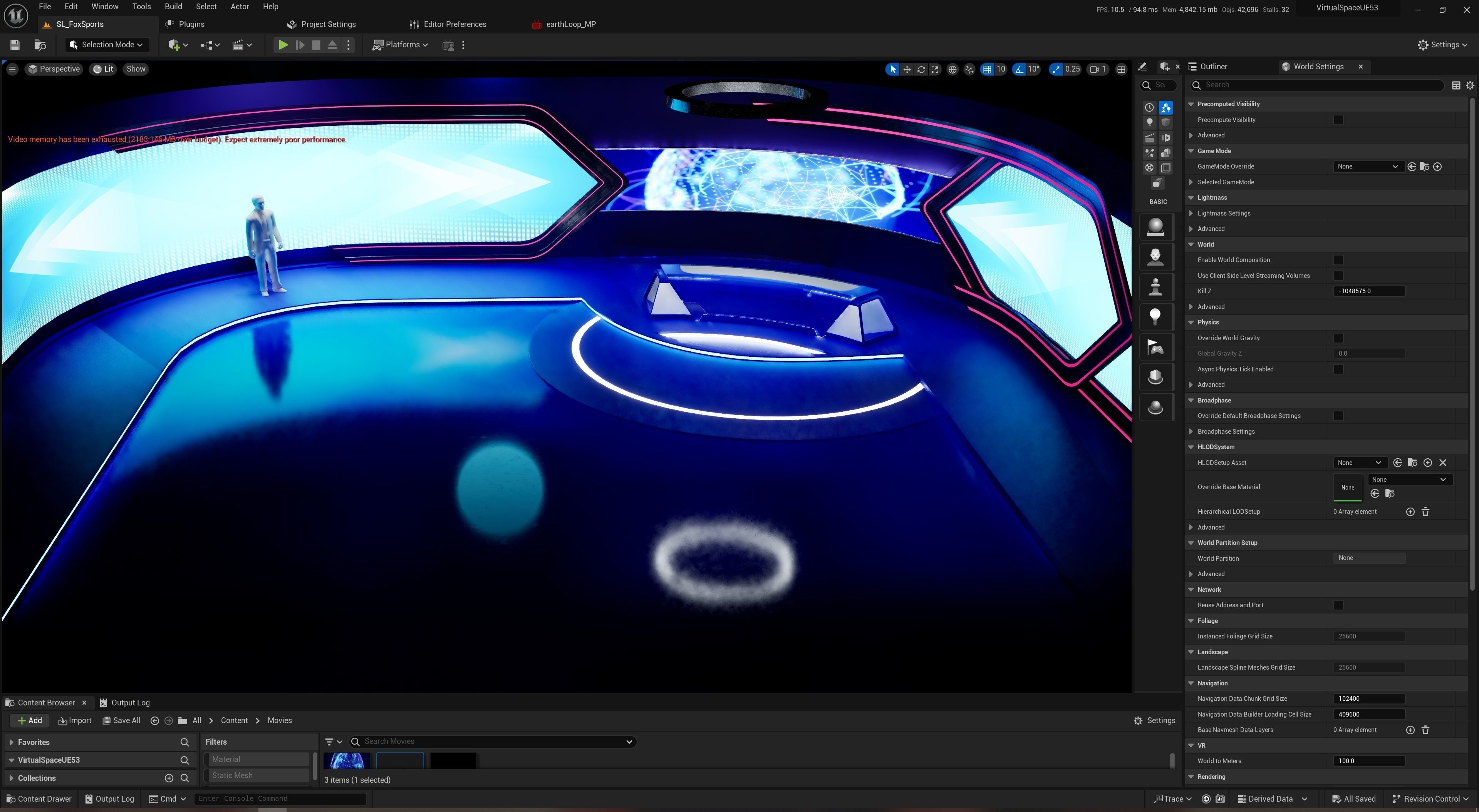 UE5 Virtual Space Collection Low-poly 3D model_3