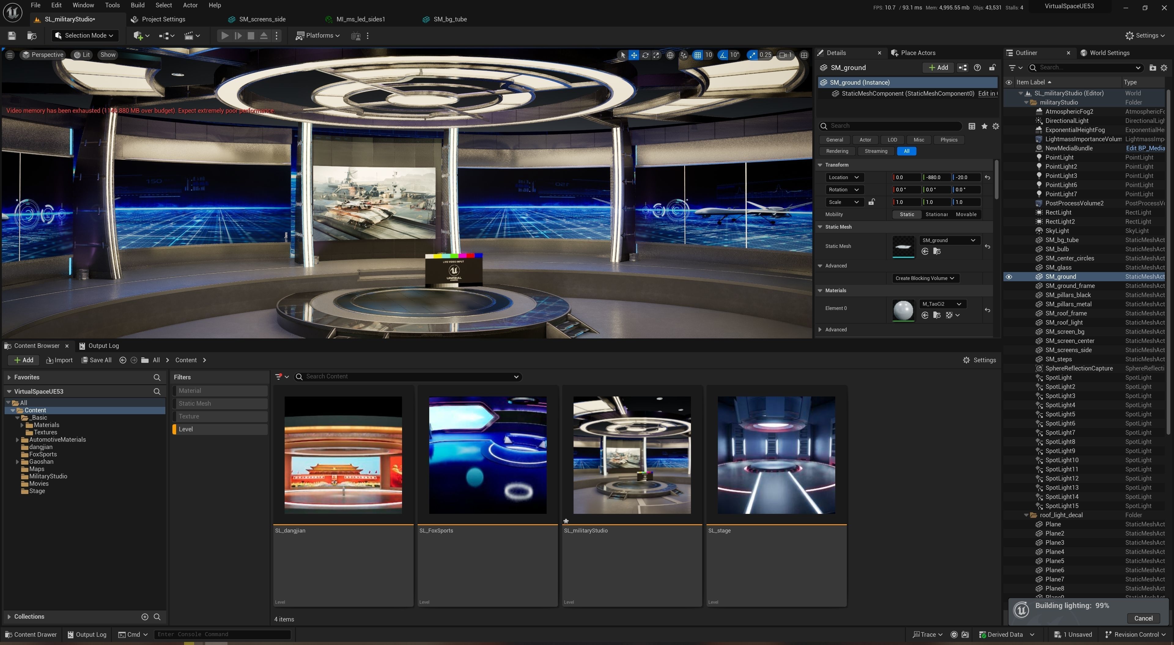 UE5 Virtual Space Collection Low-poly 3D model_1
