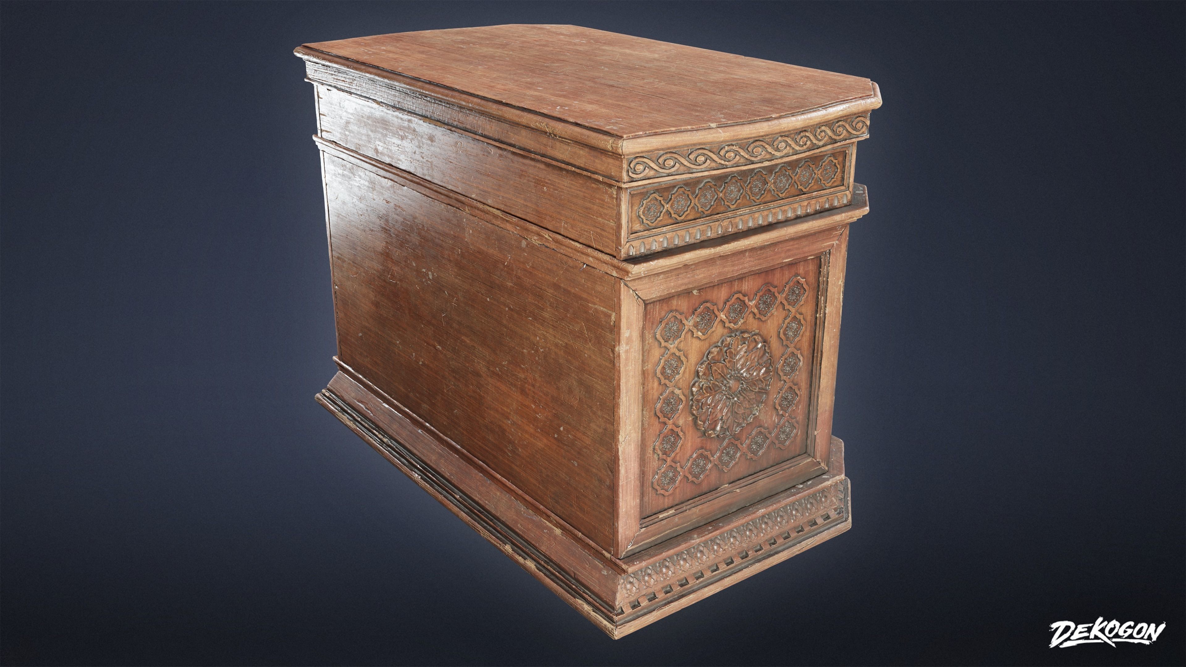 PIRATES - Credenza 01 - NANITE AND LOW POLY Low-poly 3D model_13