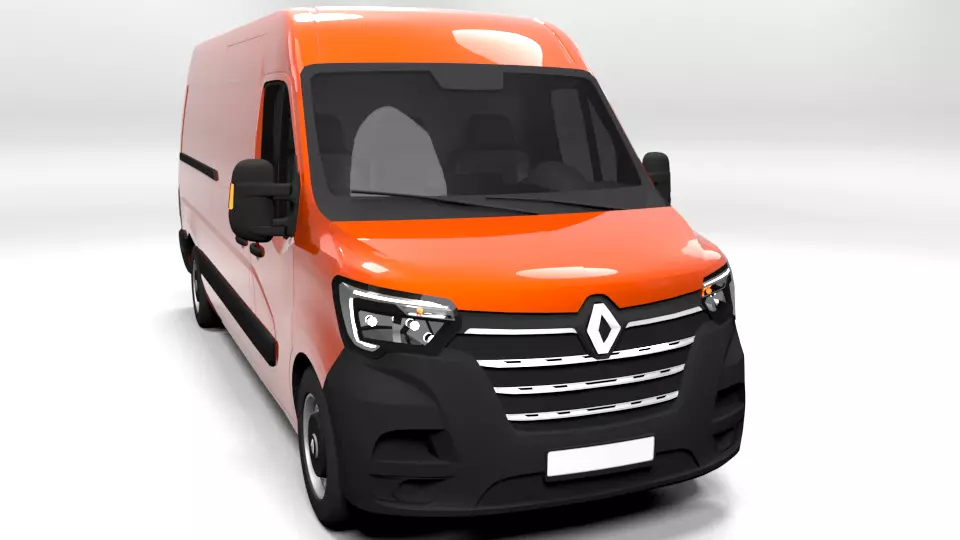 RENAULT MASTER M 2020 Low-poly 3D model