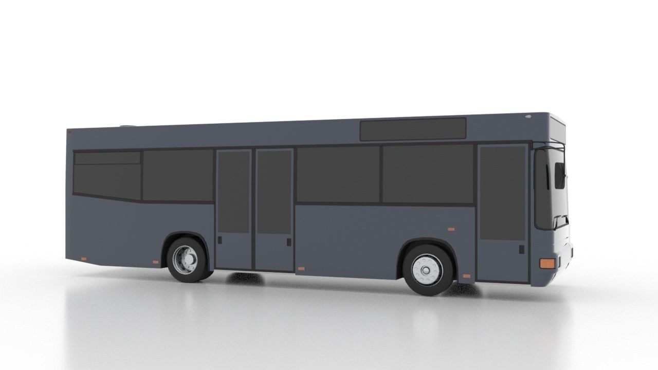 Goppel - MAN 469 SM152 Low Low-poly 3D model_7