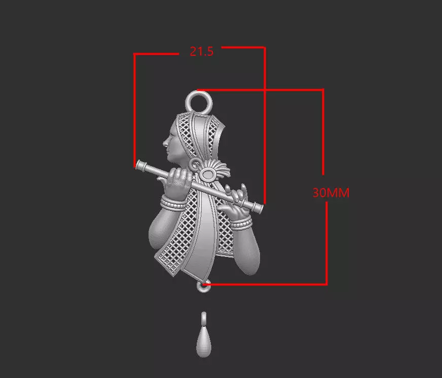 krishna panden 3D print model_0