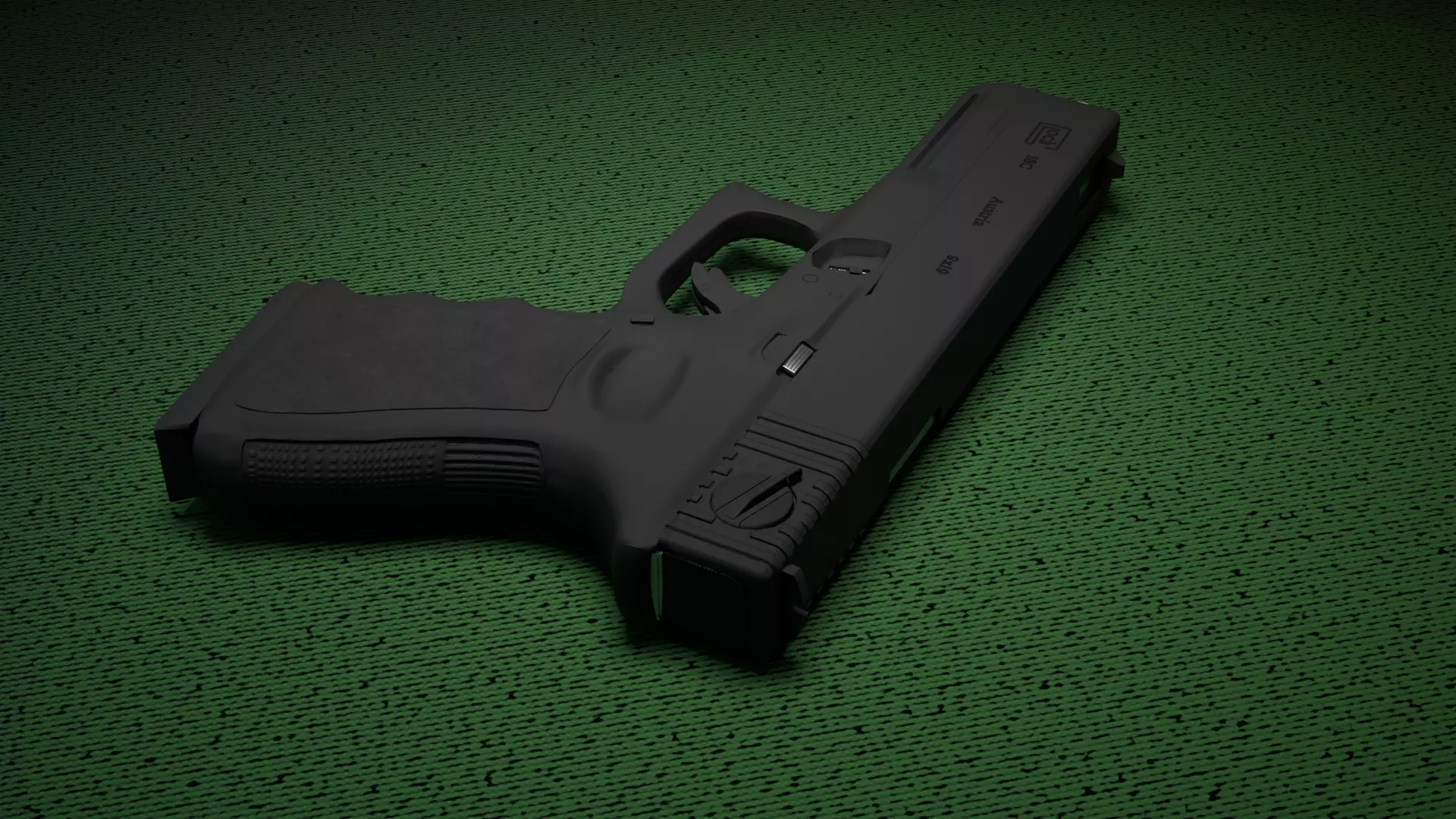 Glock 18C Low-poly 3D model
