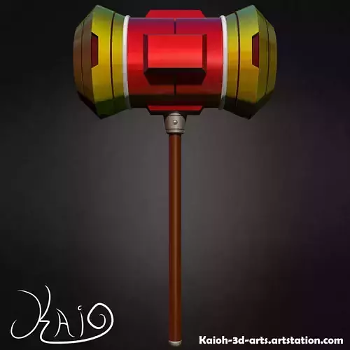 Amy Rose Piko Piko Hammer 3D print model