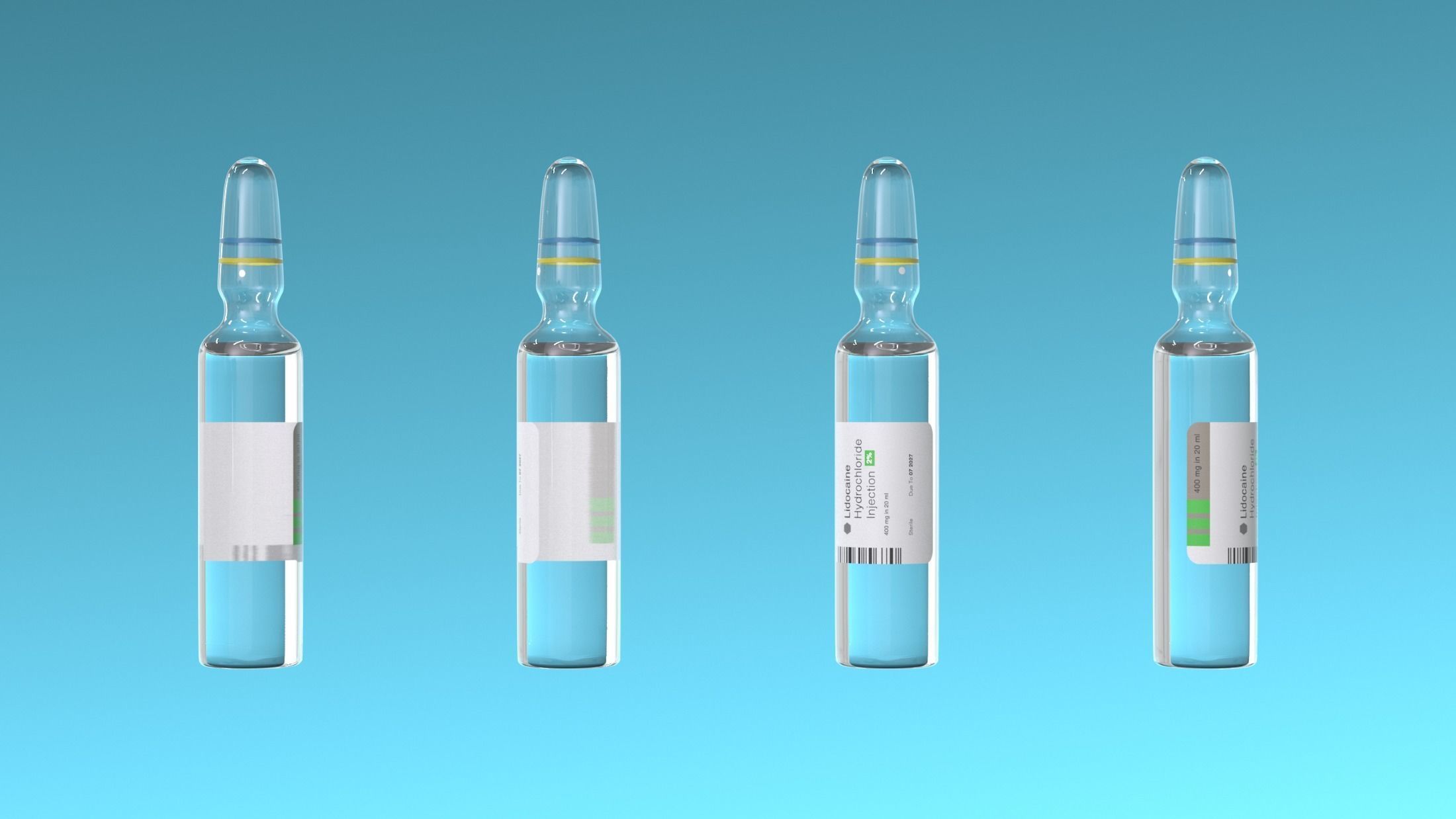 Medical Instruments - Syringe injection 3D model_10