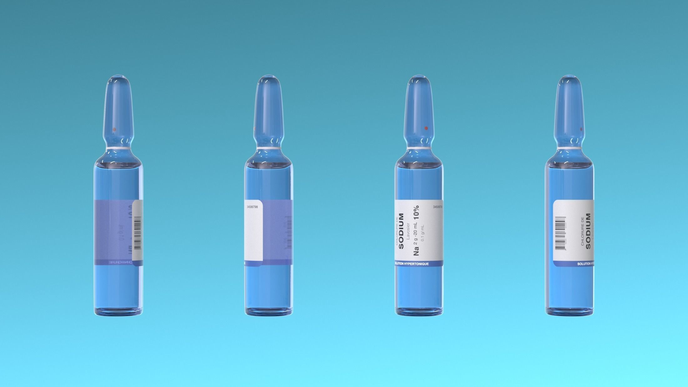 Medical Instruments - Syringe injection 3D model_9